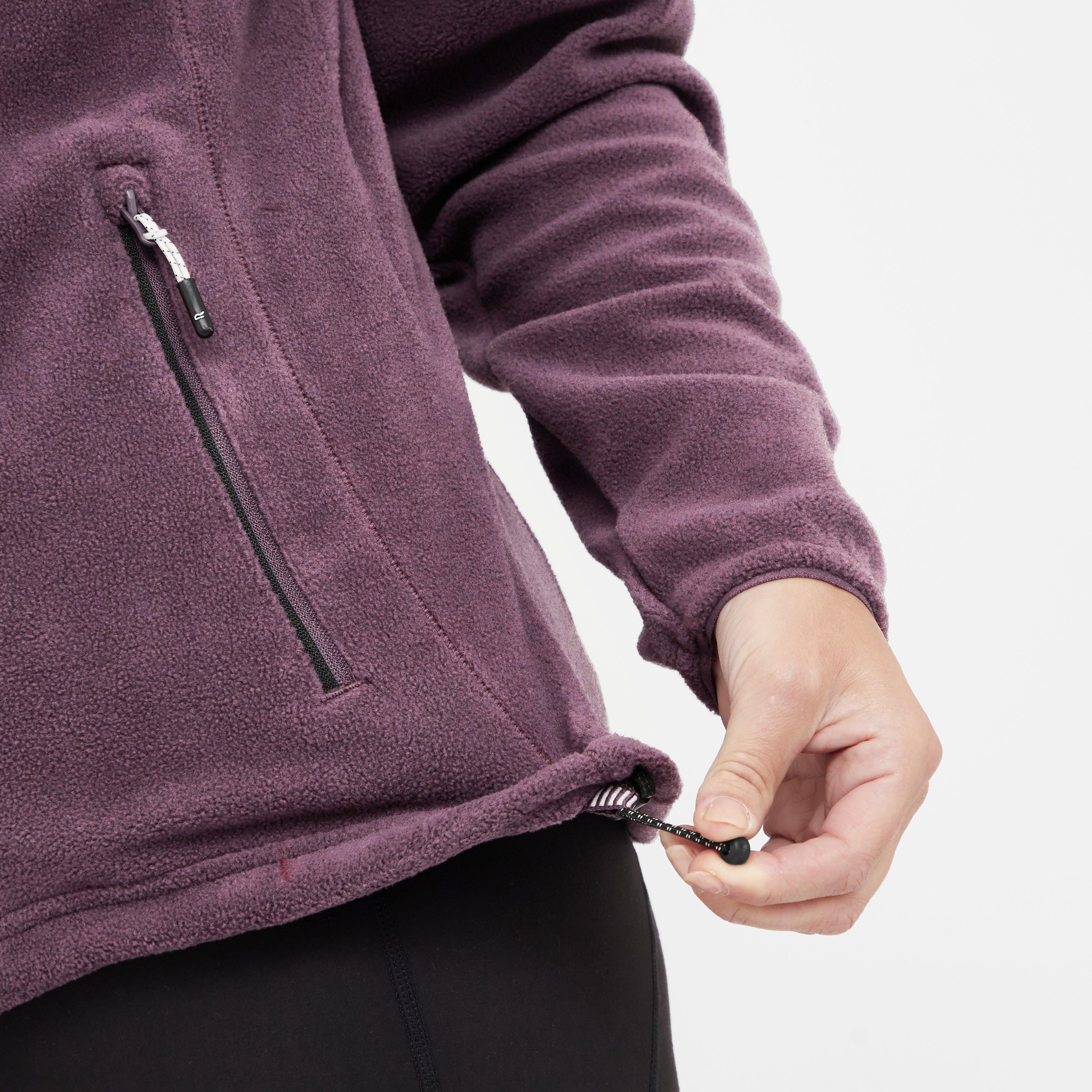 Womens Floreo IV Full Zip Fleece Deep Plum