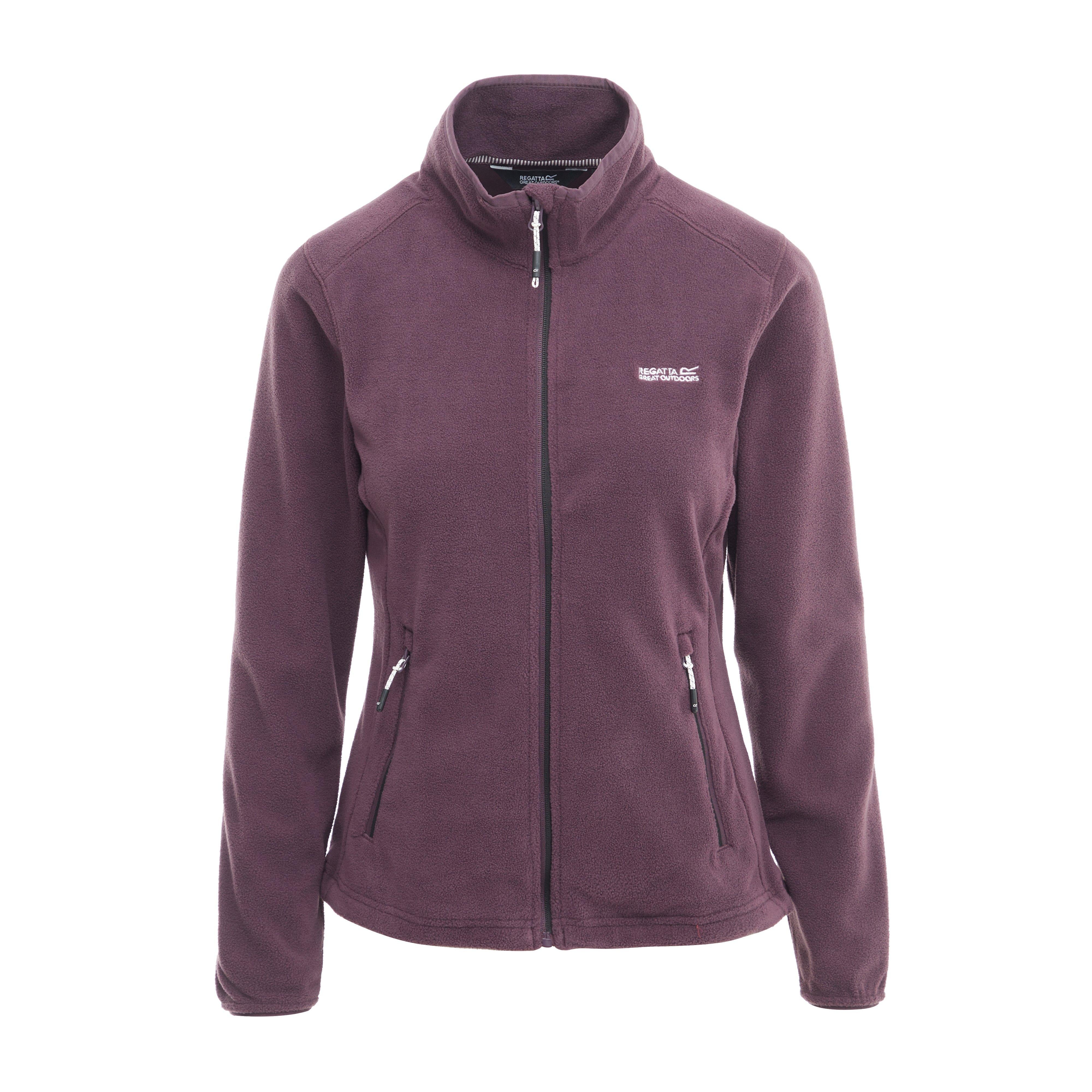 Womens Floreo IV Full Zip Fleece Deep Plum