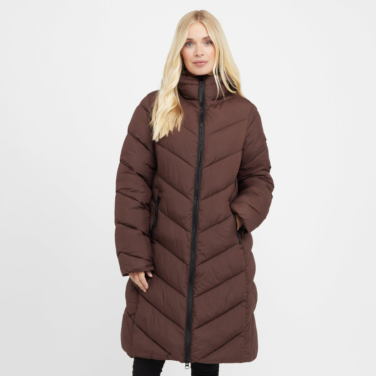 Womens Andia II Quilted Jacket Bueno Brown
