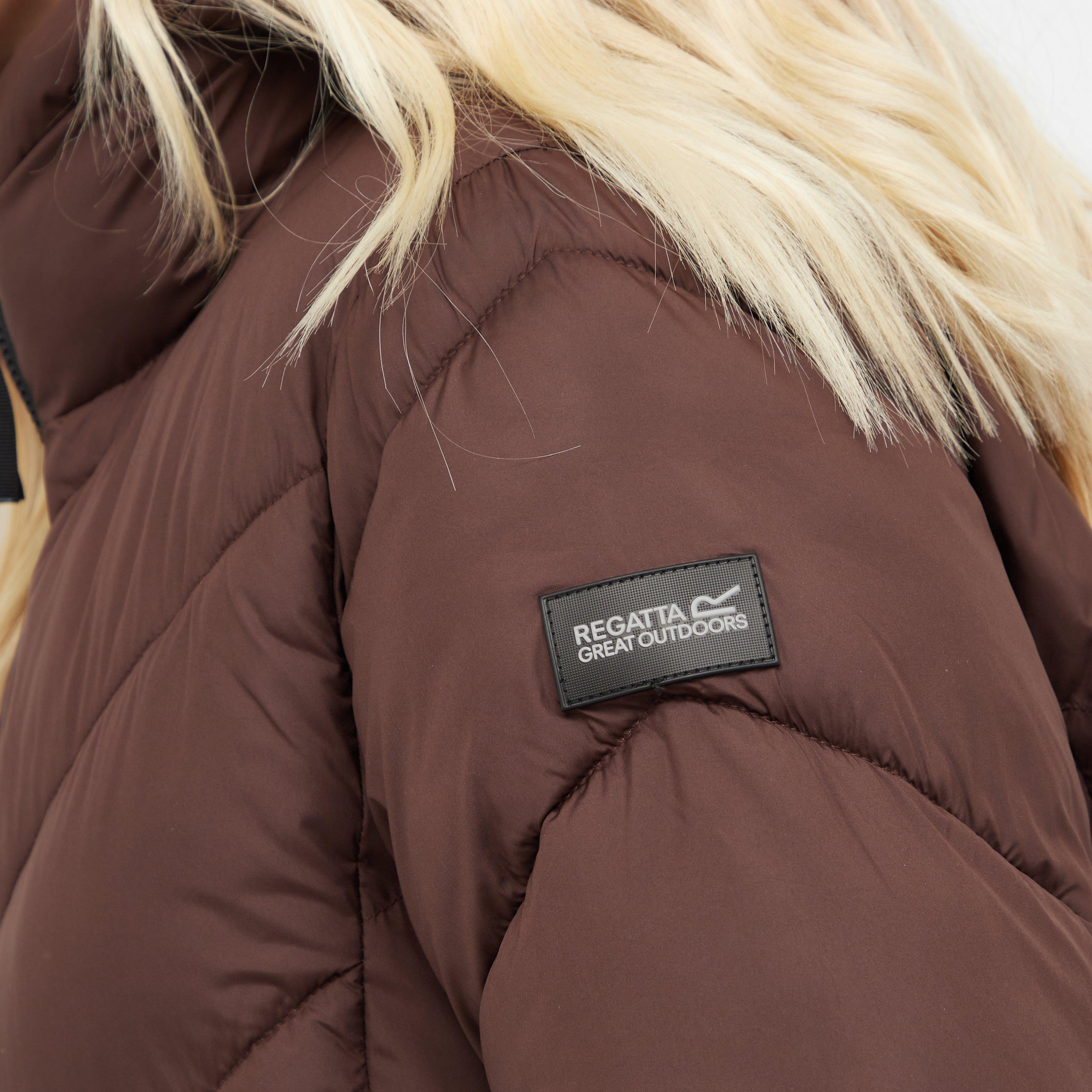 Womens Andia II Quilted Jacket Bueno Brown