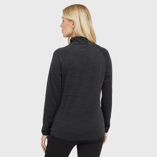 Womens Yonder II Half Zip Fleece Black