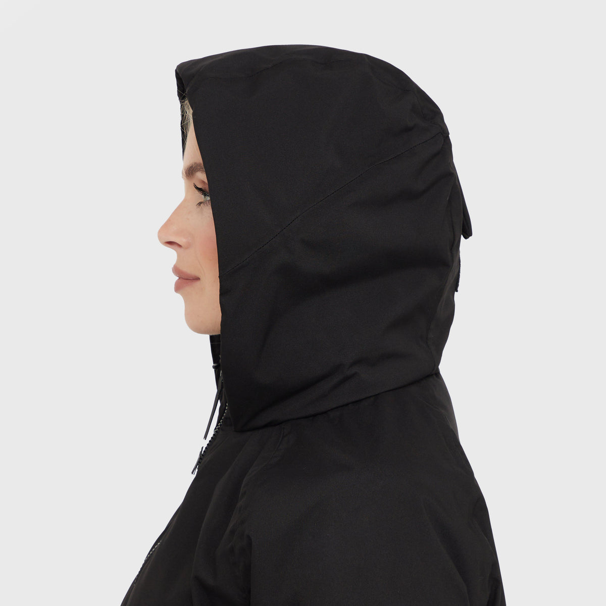 Womens Reeah Waterproof Insulated Jacket Black Warm Taupe