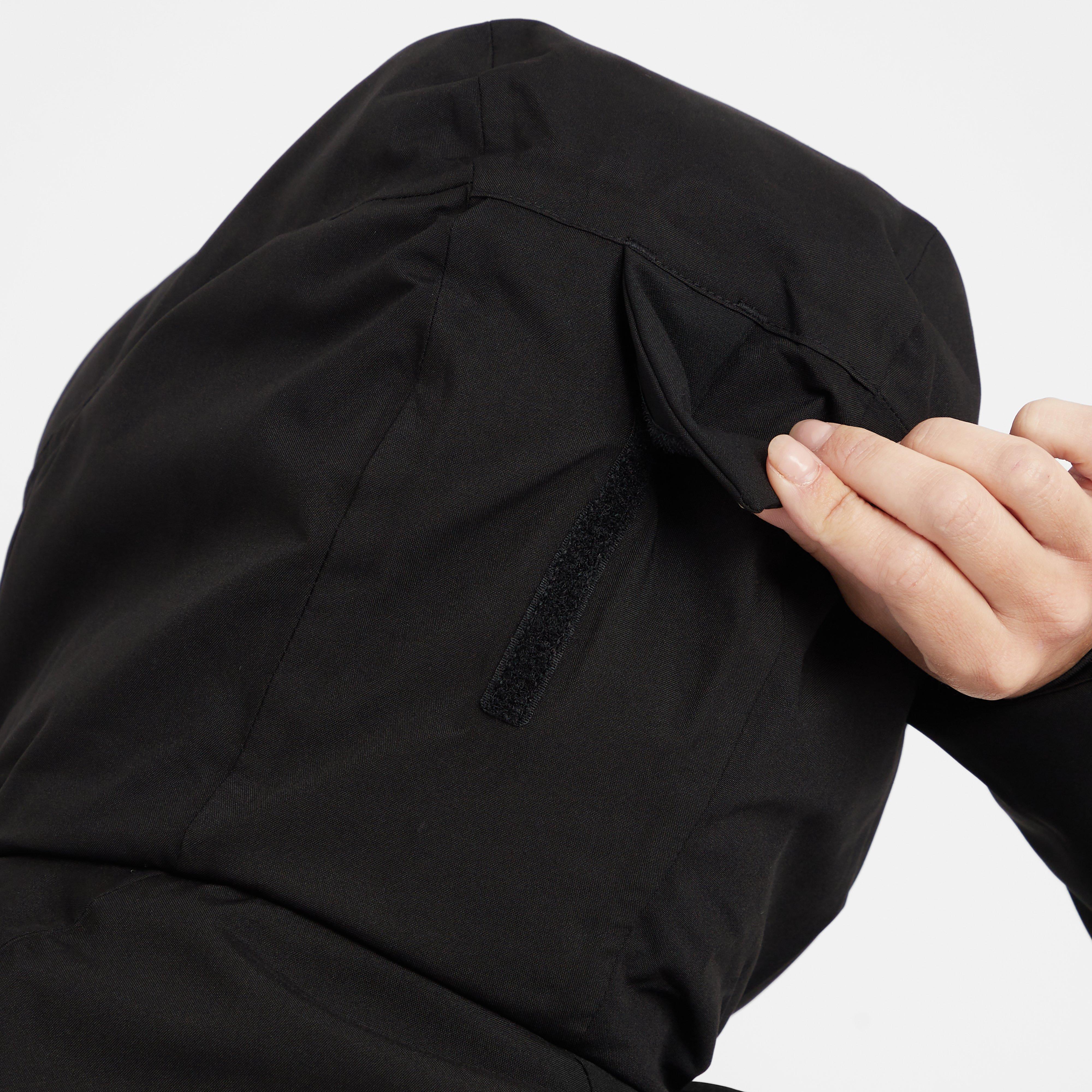 Womens Reeah Waterproof Insulated Jacket Black Warm Taupe