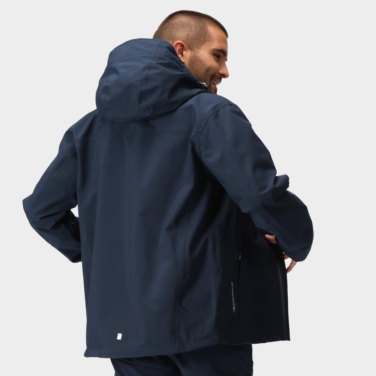 Mens Niviston Waterproof Jacket Navy