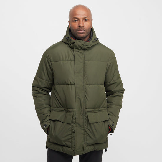 Mens Falkner Baffles Jacket Dark Khaki