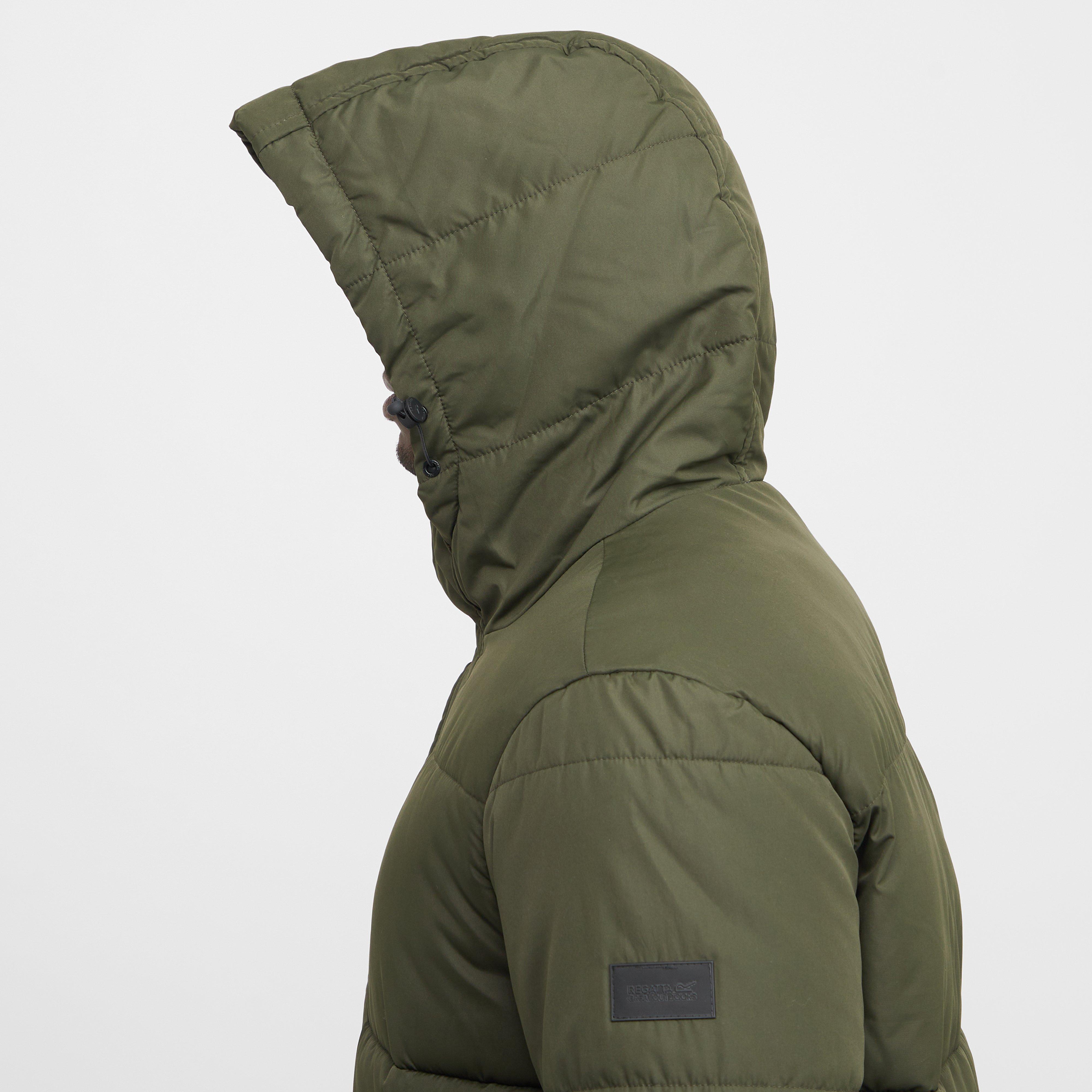 Mens Falkner Baffles Jacket Dark Khaki