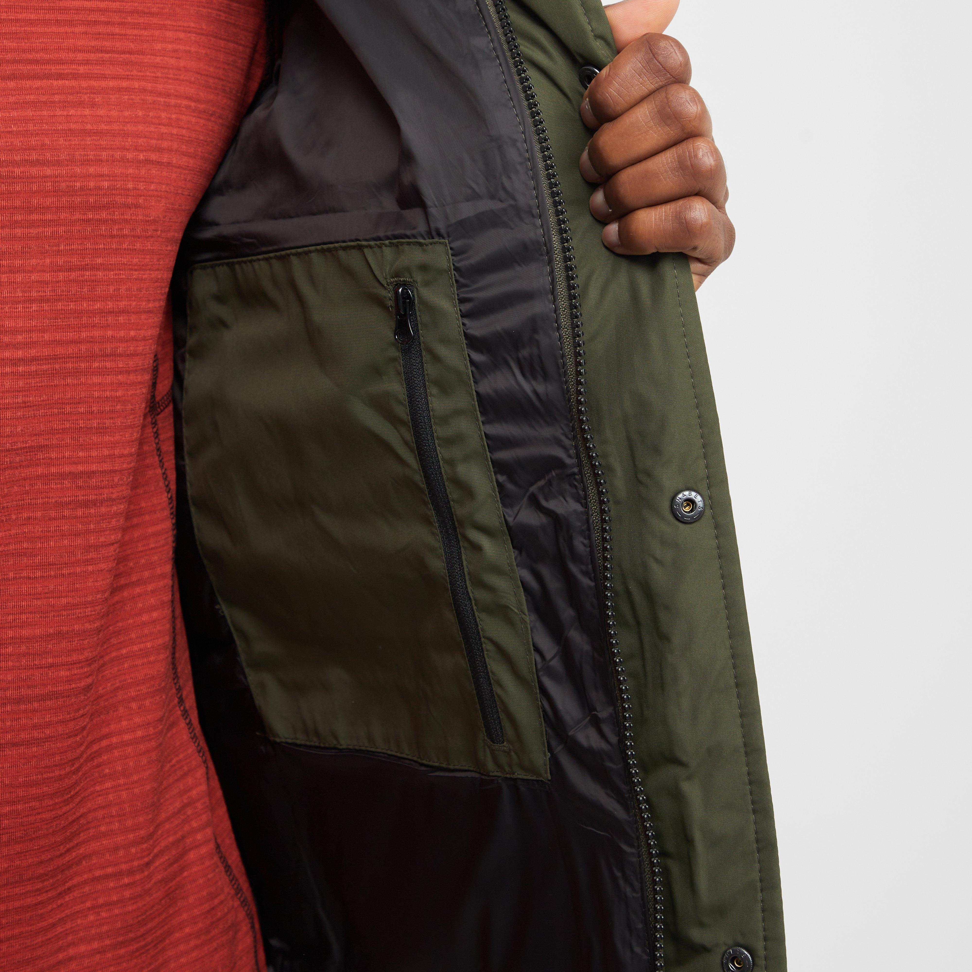 Mens Falkner Baffles Jacket Dark Khaki