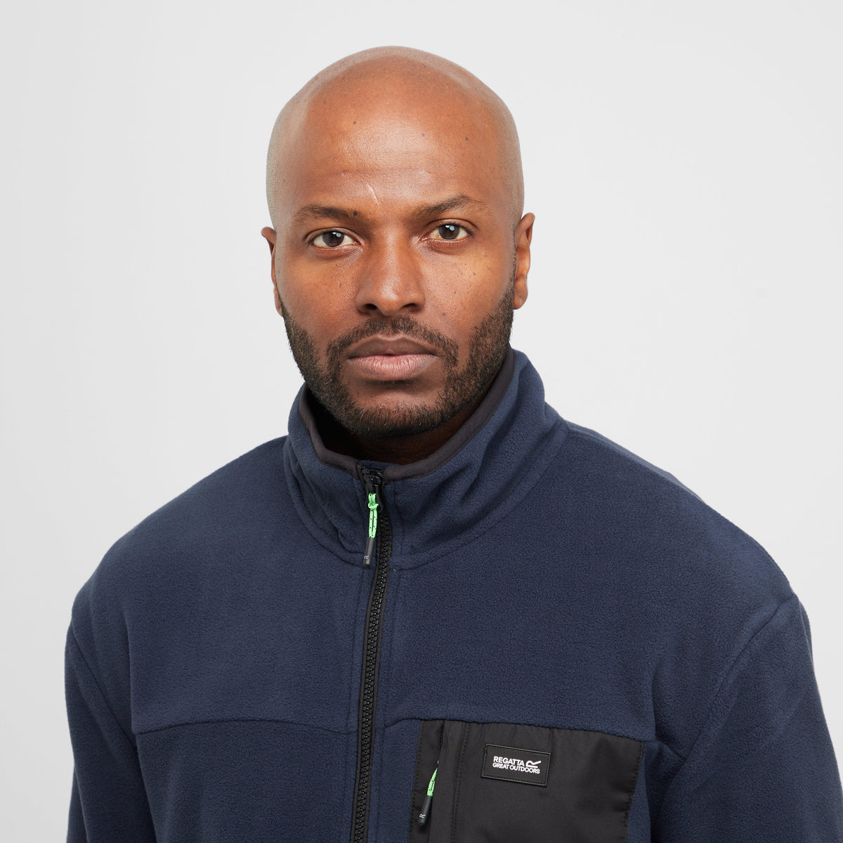 Mens Frankie Full Zip Fleece Navy