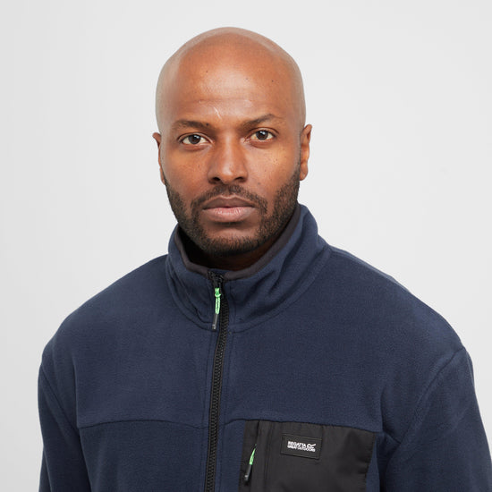 Mens Frankie Full Zip Fleece Navy