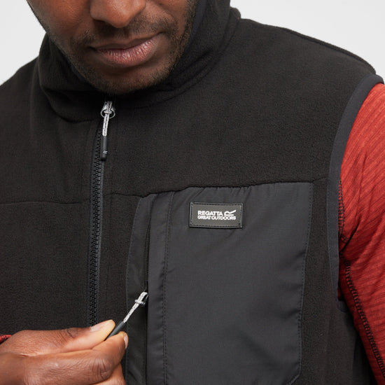 Mens Frankie Fleece Bodywarmer Black