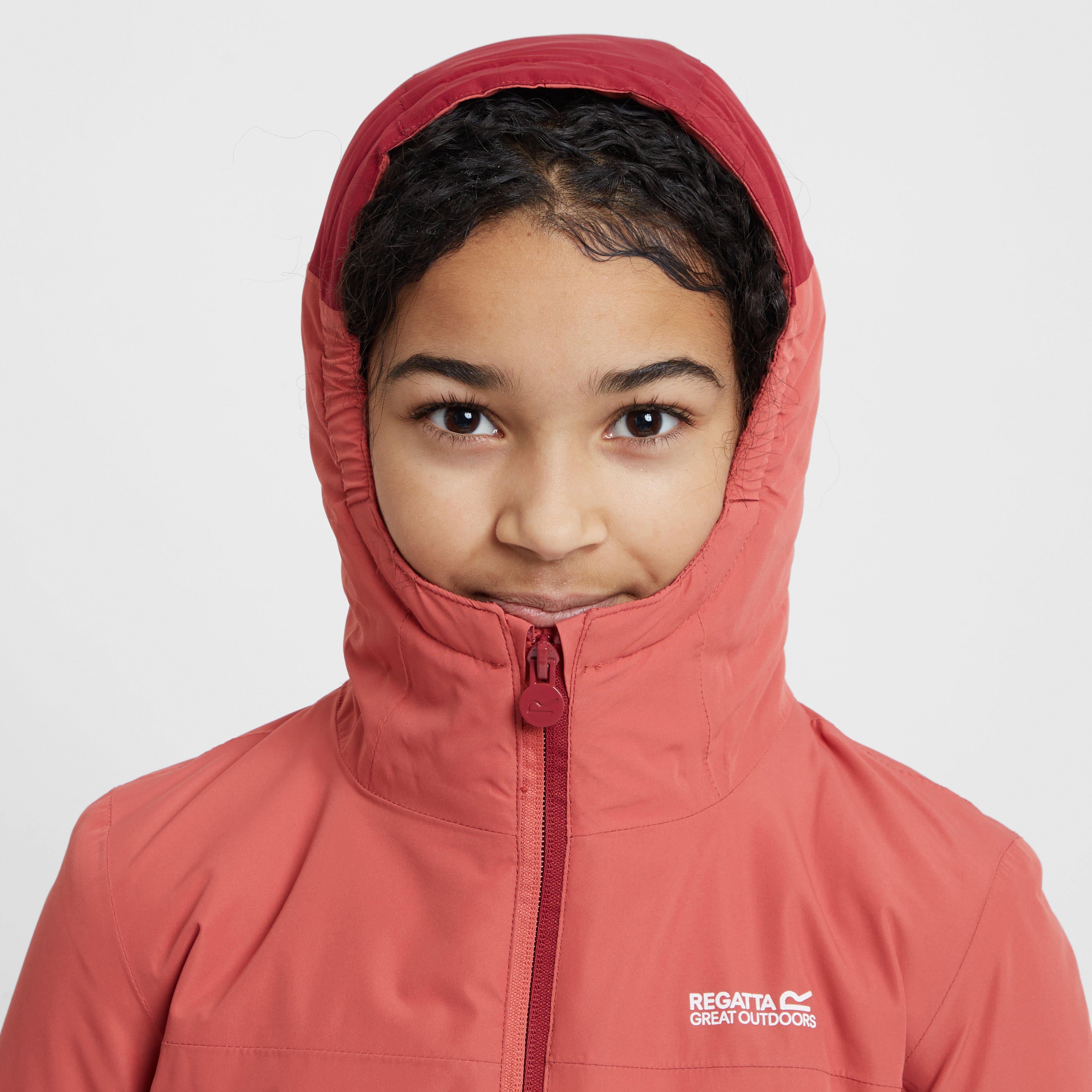 Kids Beamz IV Waterproof Jacket Mineral Red Rumba