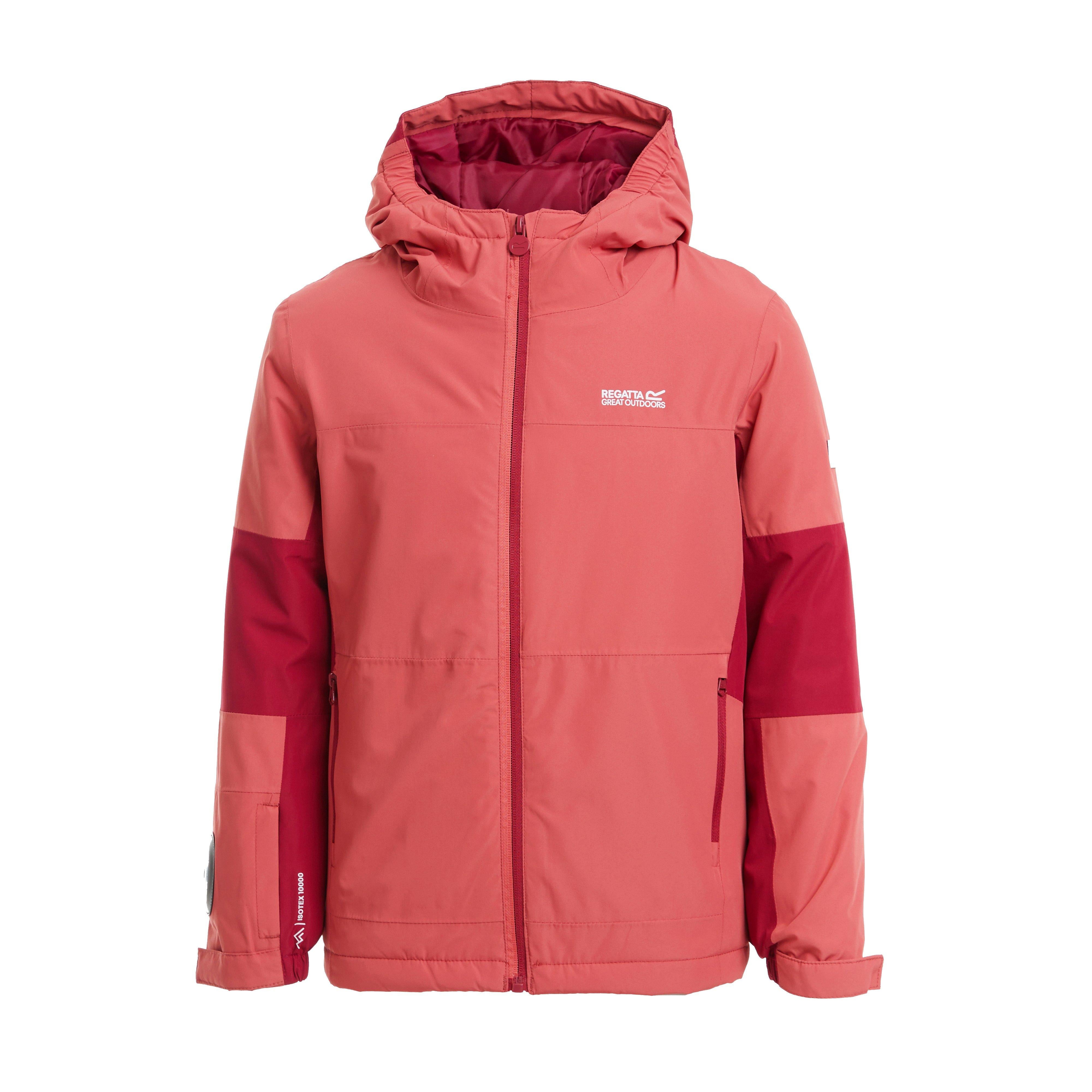 Kids Beamz IV Waterproof Jacket Mineral Red Rumba
