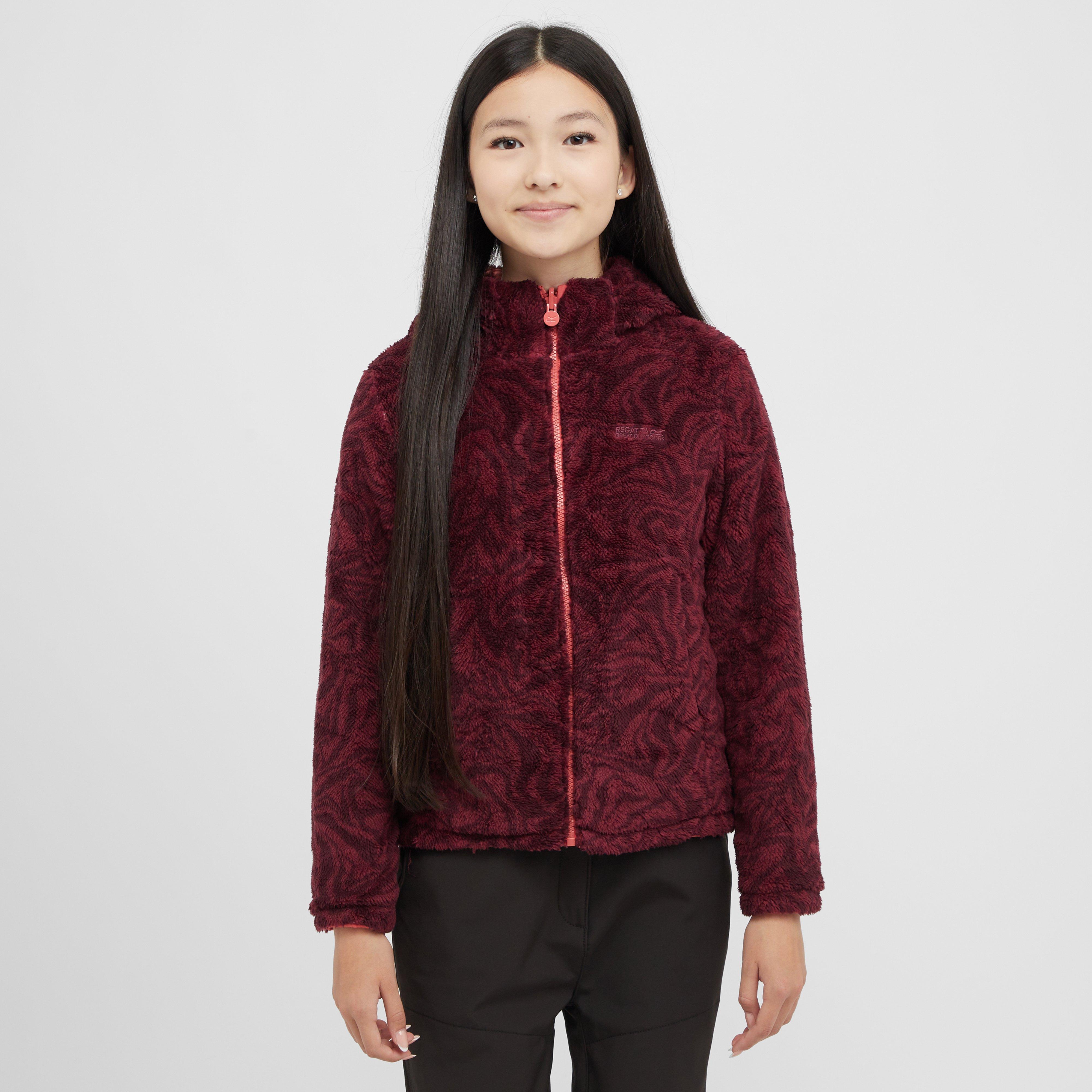 Kids Kyrell Reversible Jacket Mineral Red Burgundy Zebra