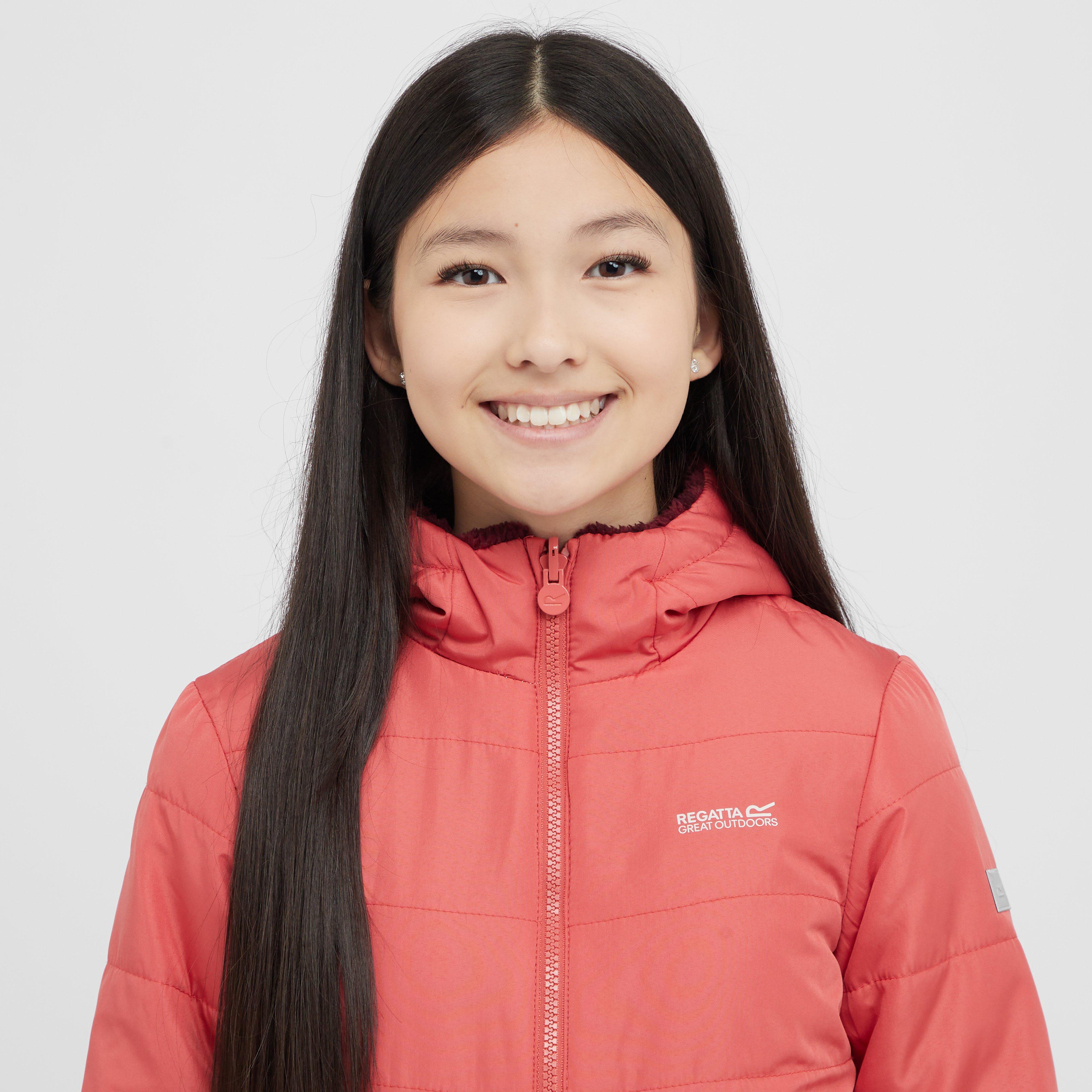 Kids Kyrell Reversible Jacket Mineral Red Burgundy Zebra