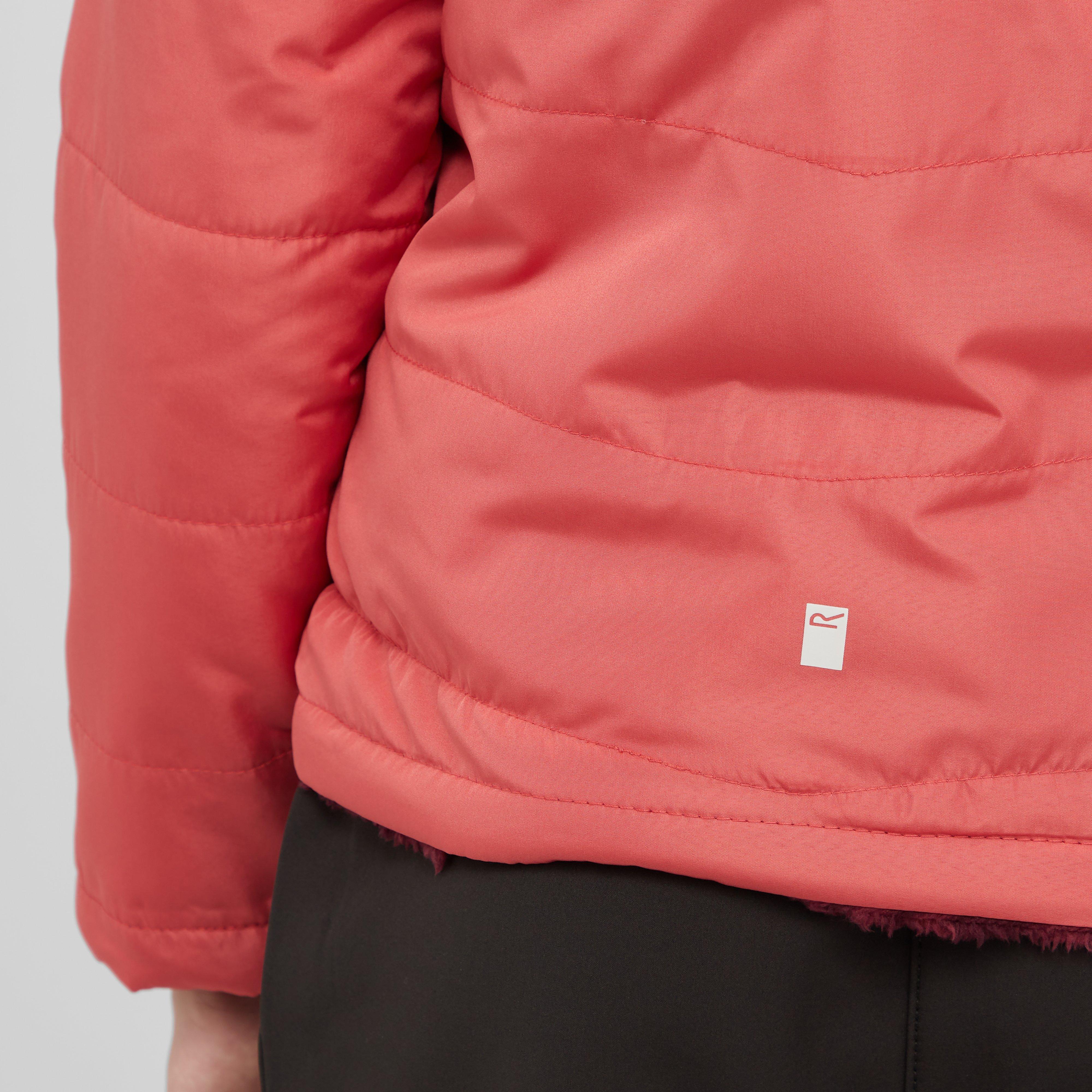 Kids Kyrell Reversible Jacket Mineral Red Burgundy Zebra