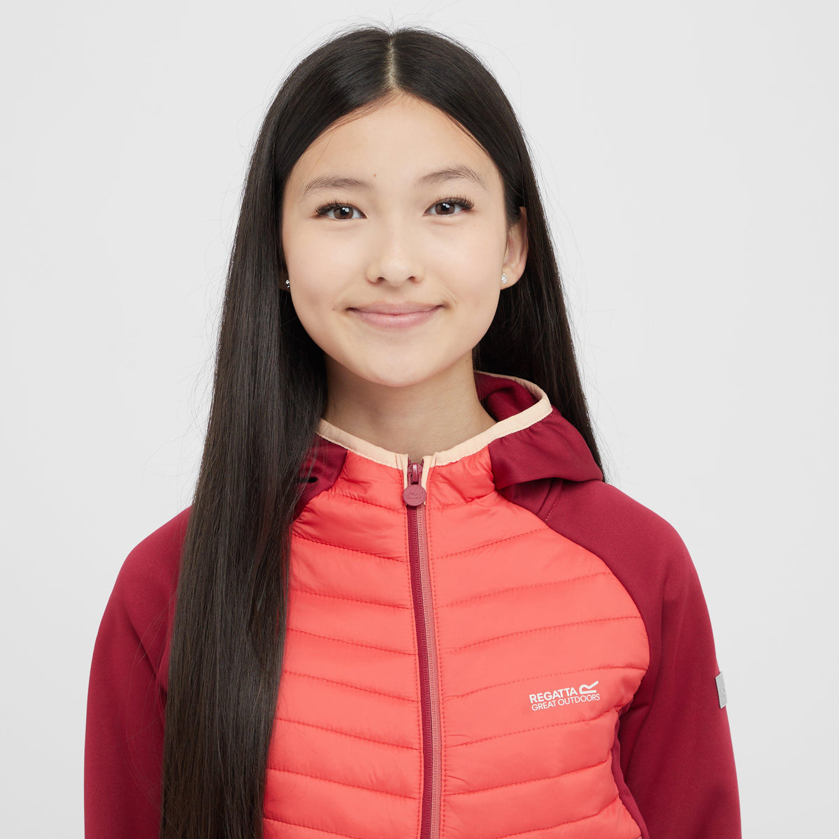Kids Kielder Hybrid VIII Jacket Rumba Red Sky