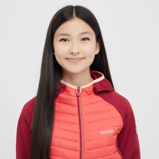 Kids Kielder Hybrid VIII Jacket Rumba Red Sky