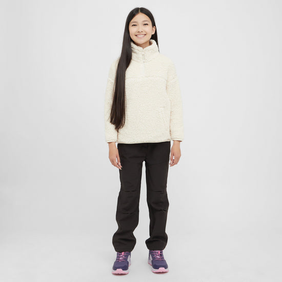 Kids Kaliza Half Zip Fleece Light Vanilla