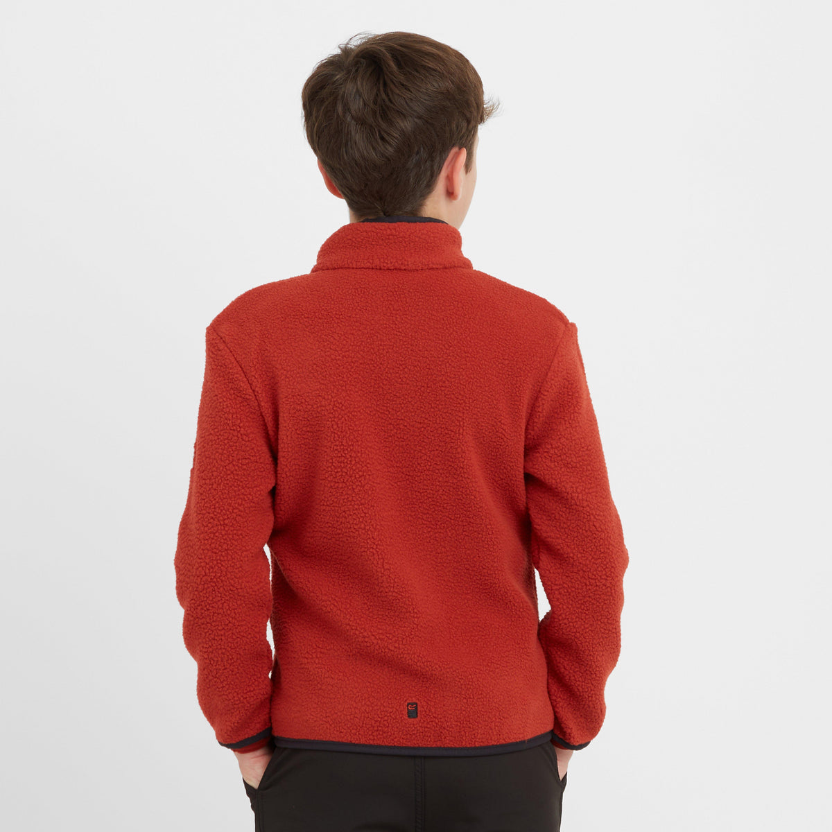 Kids Frankie Full Zip Fleece Red Ochre