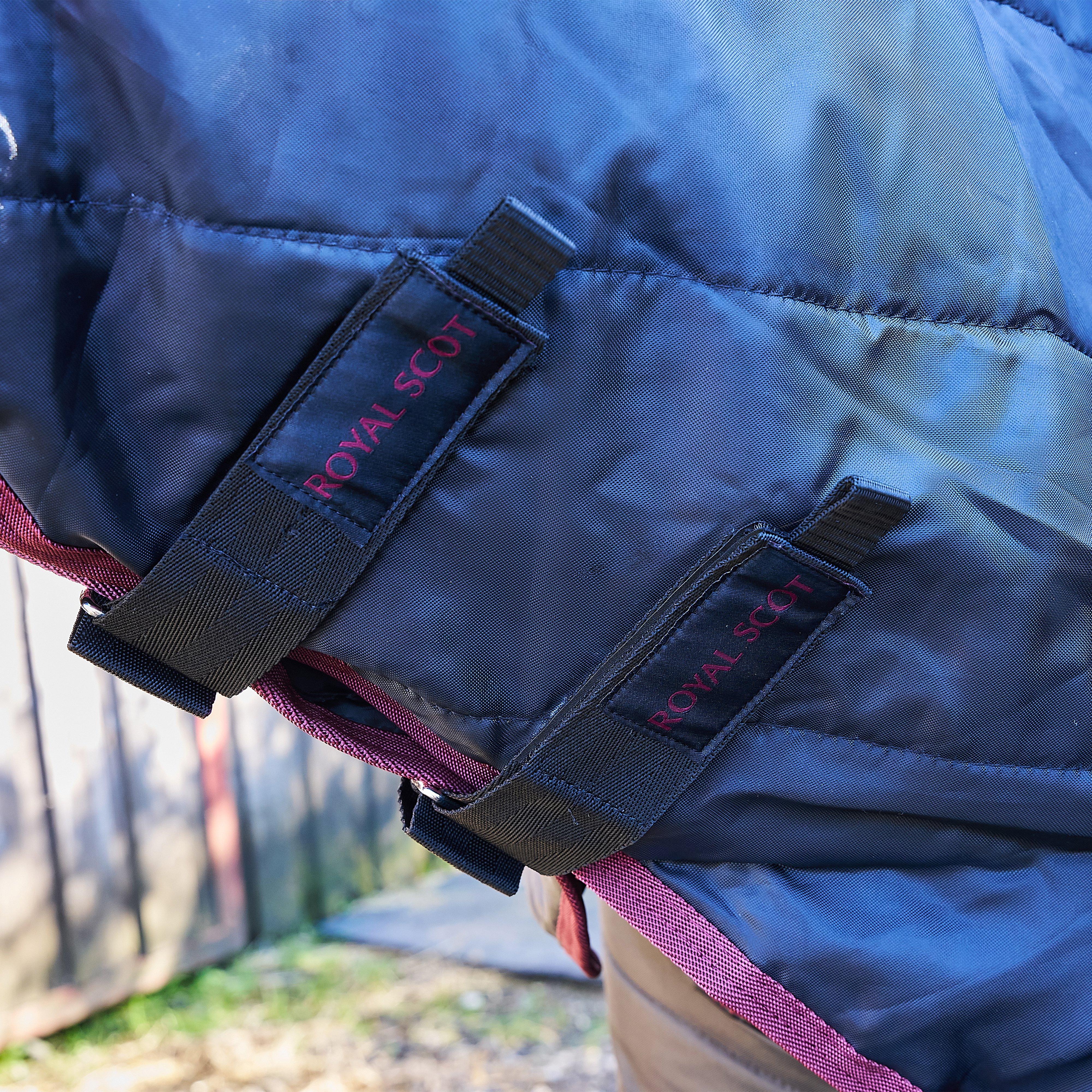 Original 100g Combo Neck Stable Rug Black/Wine