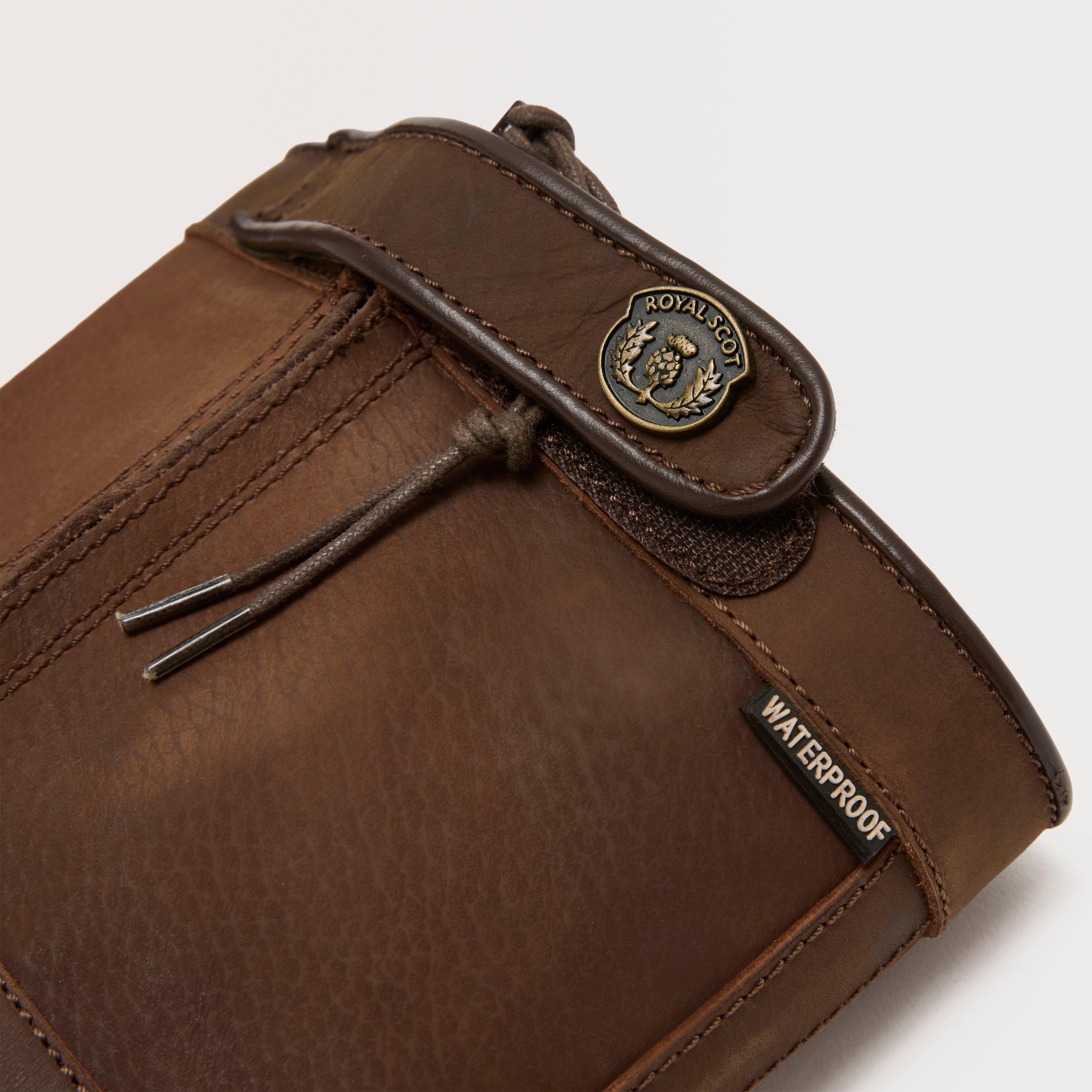 Womens Alexandria Zipped Country Boots Brown