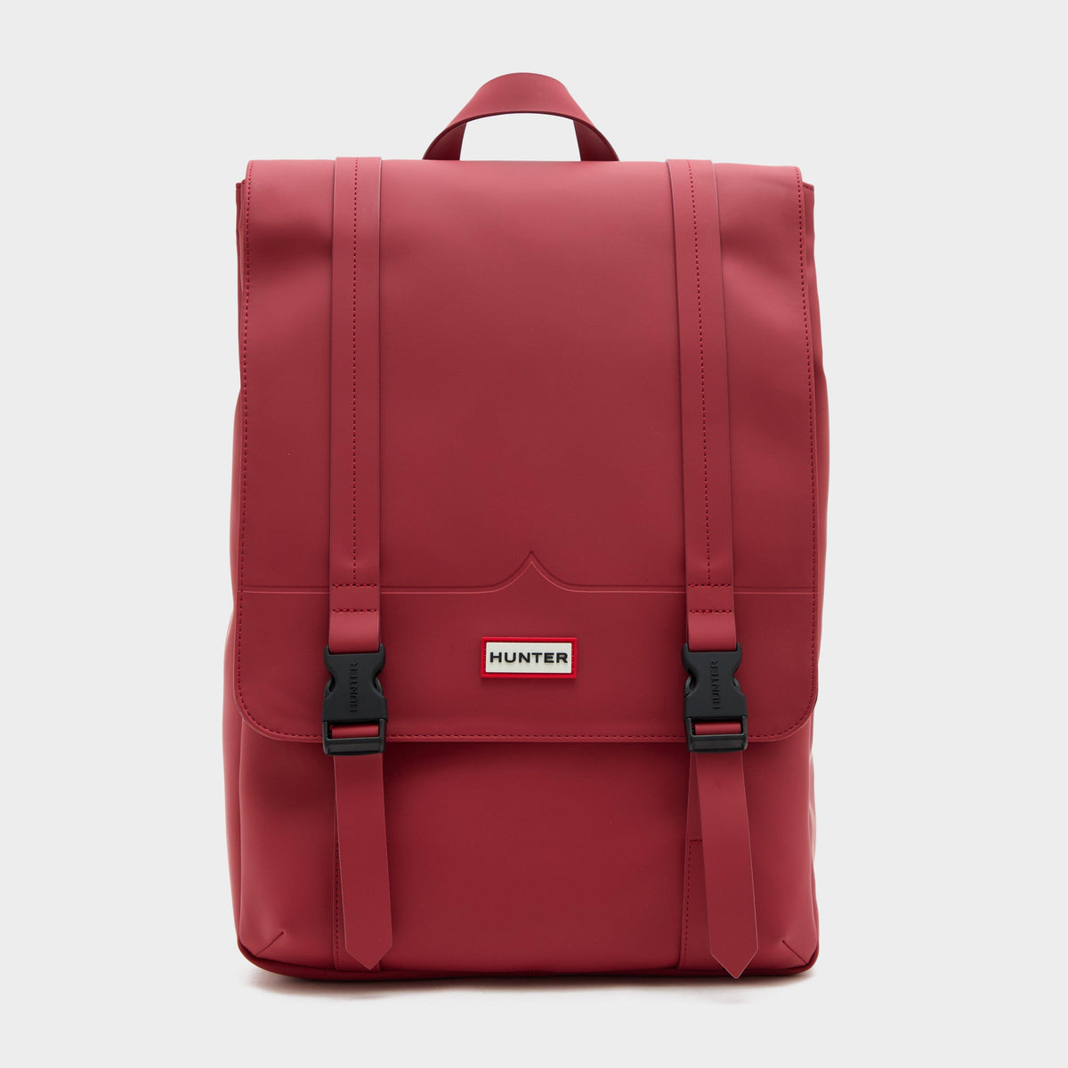 Original Rubberised Large Backpack Military Red