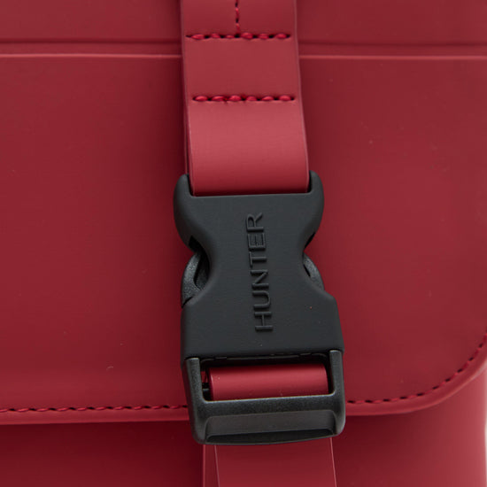 Original Rubberised Large Backpack Military Red