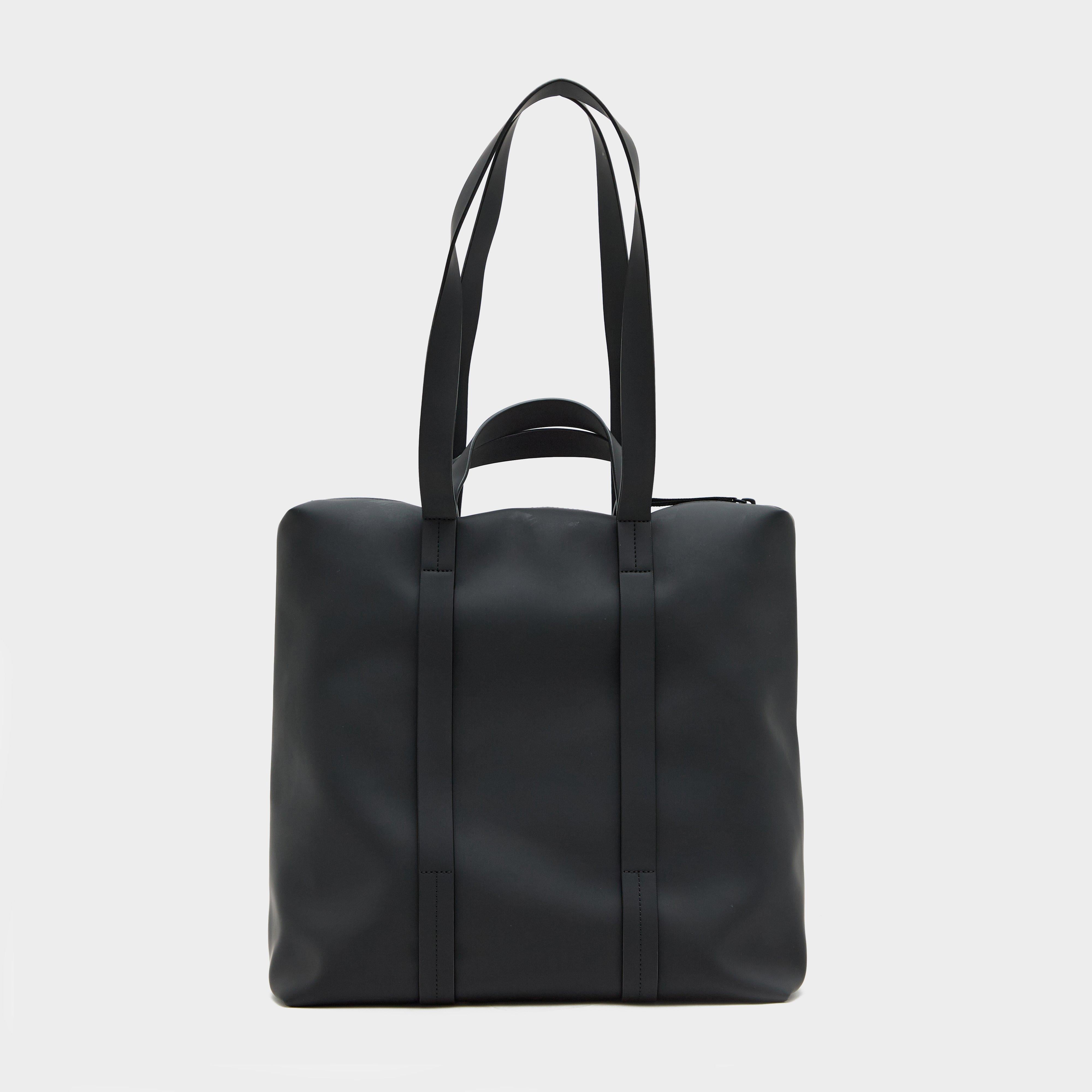 Rubberised Large Tote Bag Black