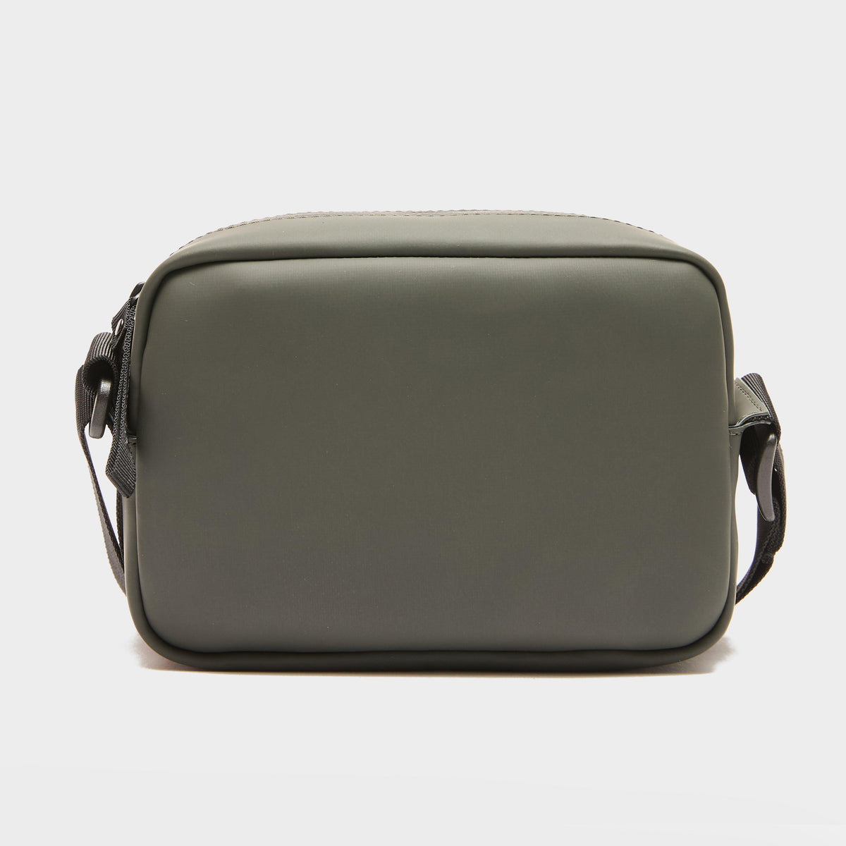 Rubberised Mini Crossbody Dark Olive
