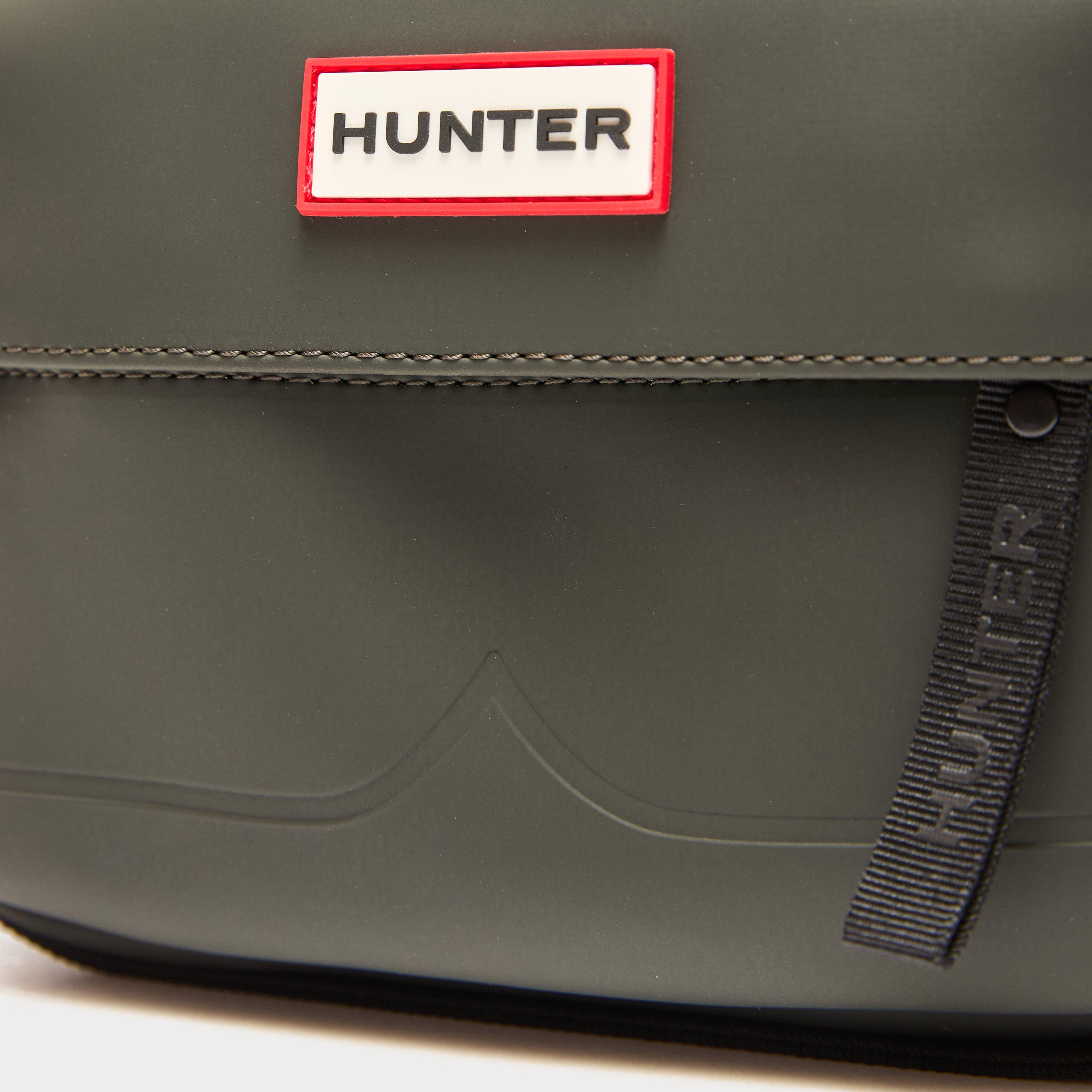 Rubberised Mini Crossbody Dark Olive