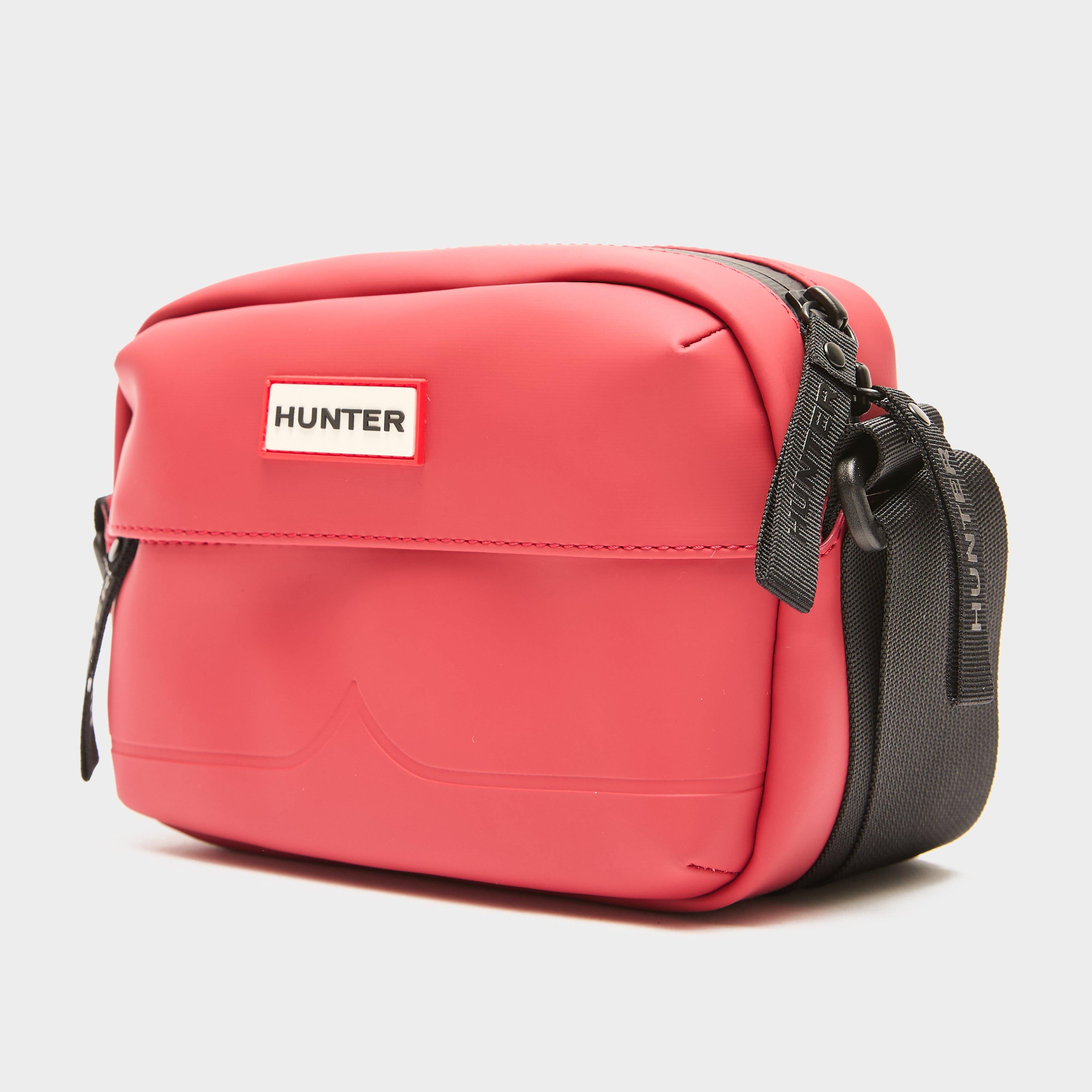 Rubberised Mini Crossbody Military Red