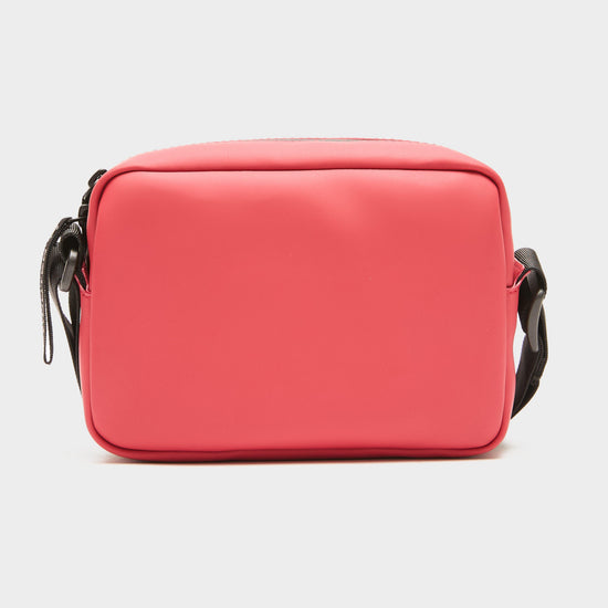 Rubberised Mini Crossbody Military Red