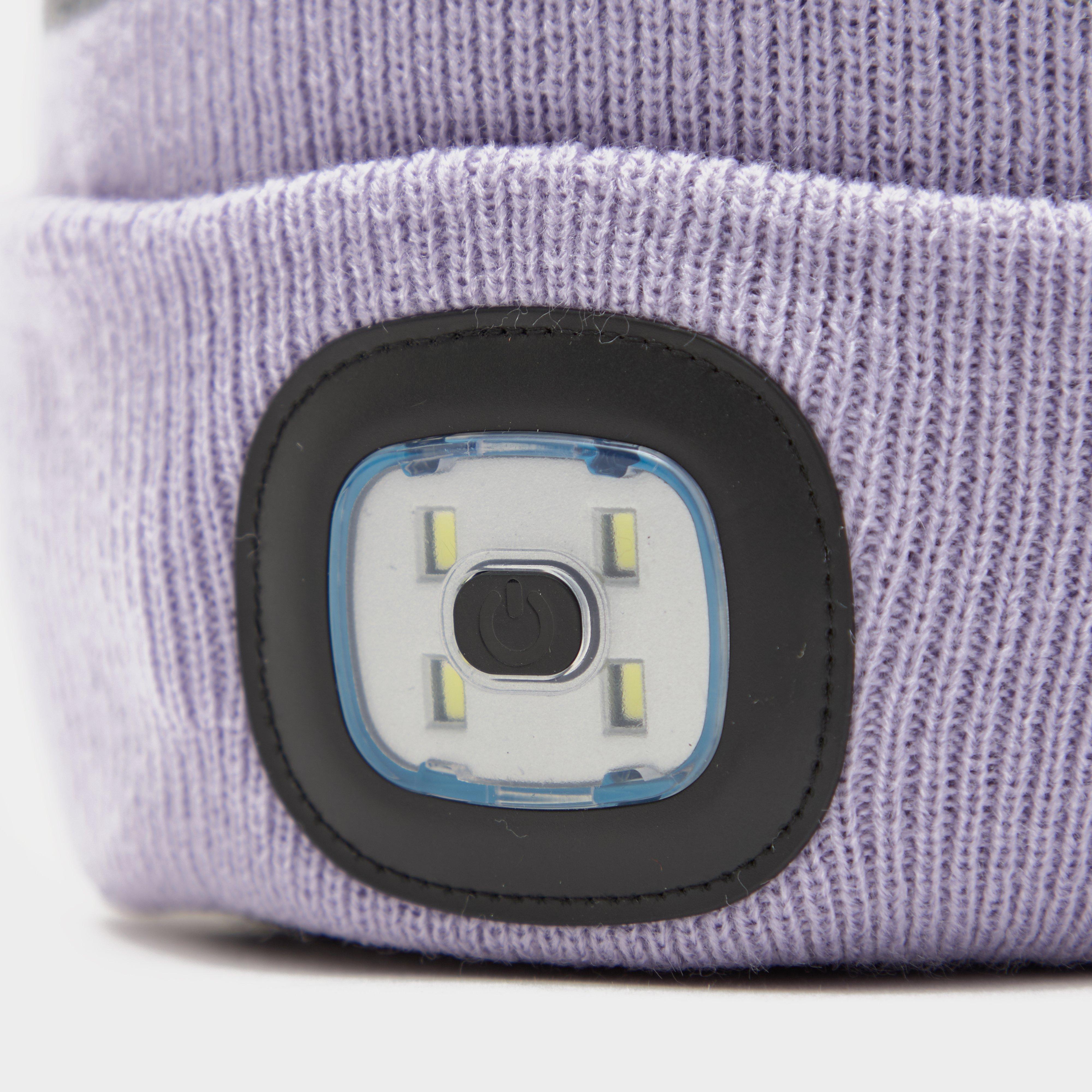 Kids Alva LED Pom Hat Lilac