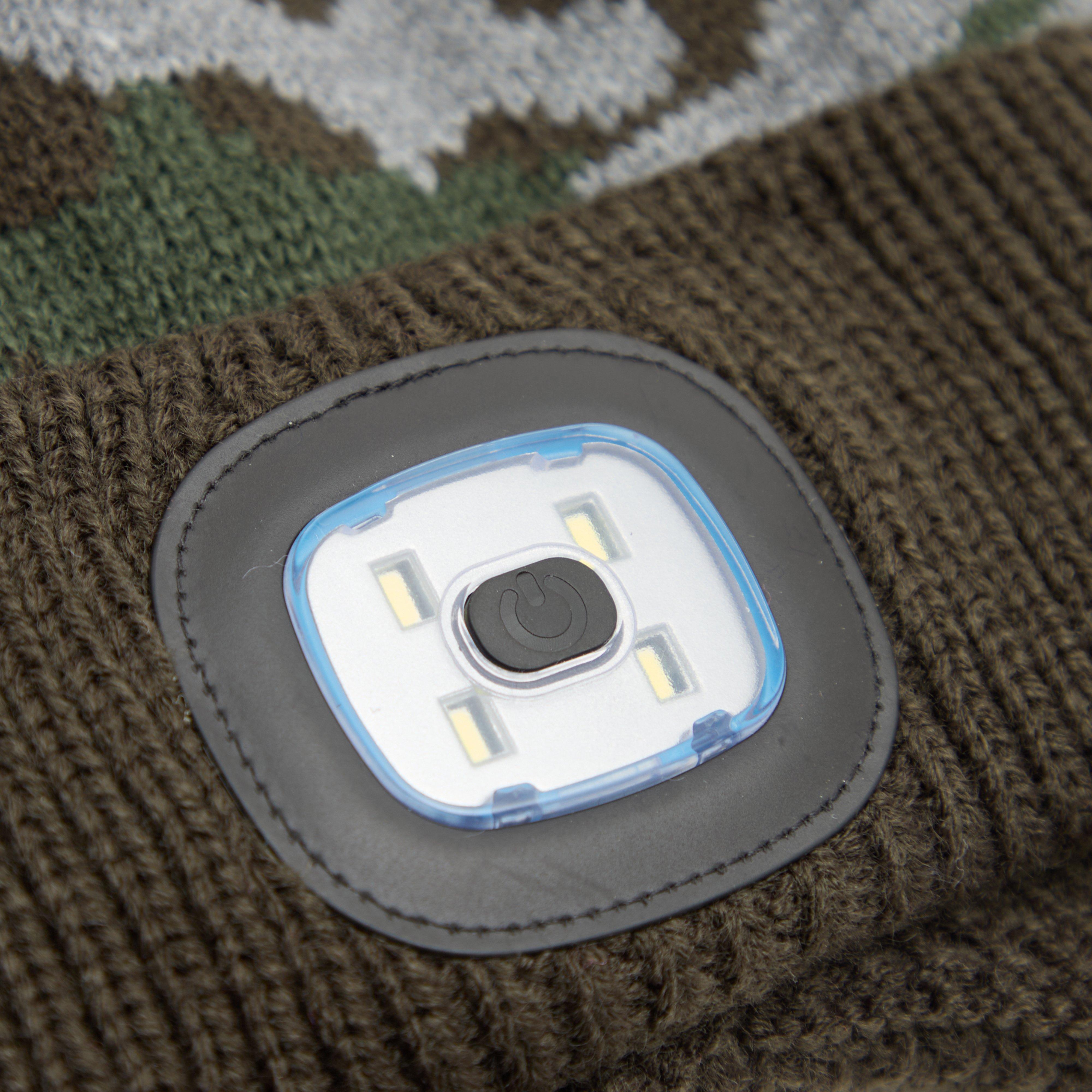 Arran Ear Cover LED Hat Camo