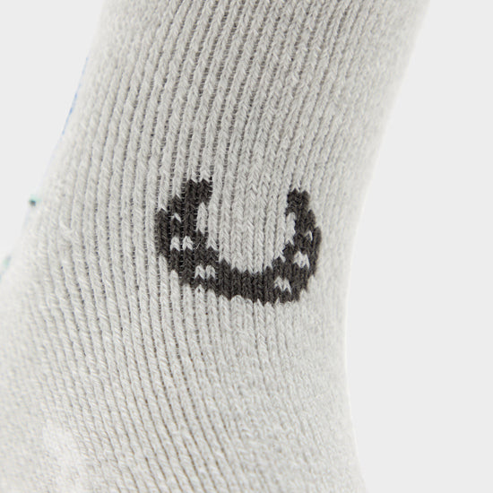 Womens Fontwell Socks Grey Horseshoes