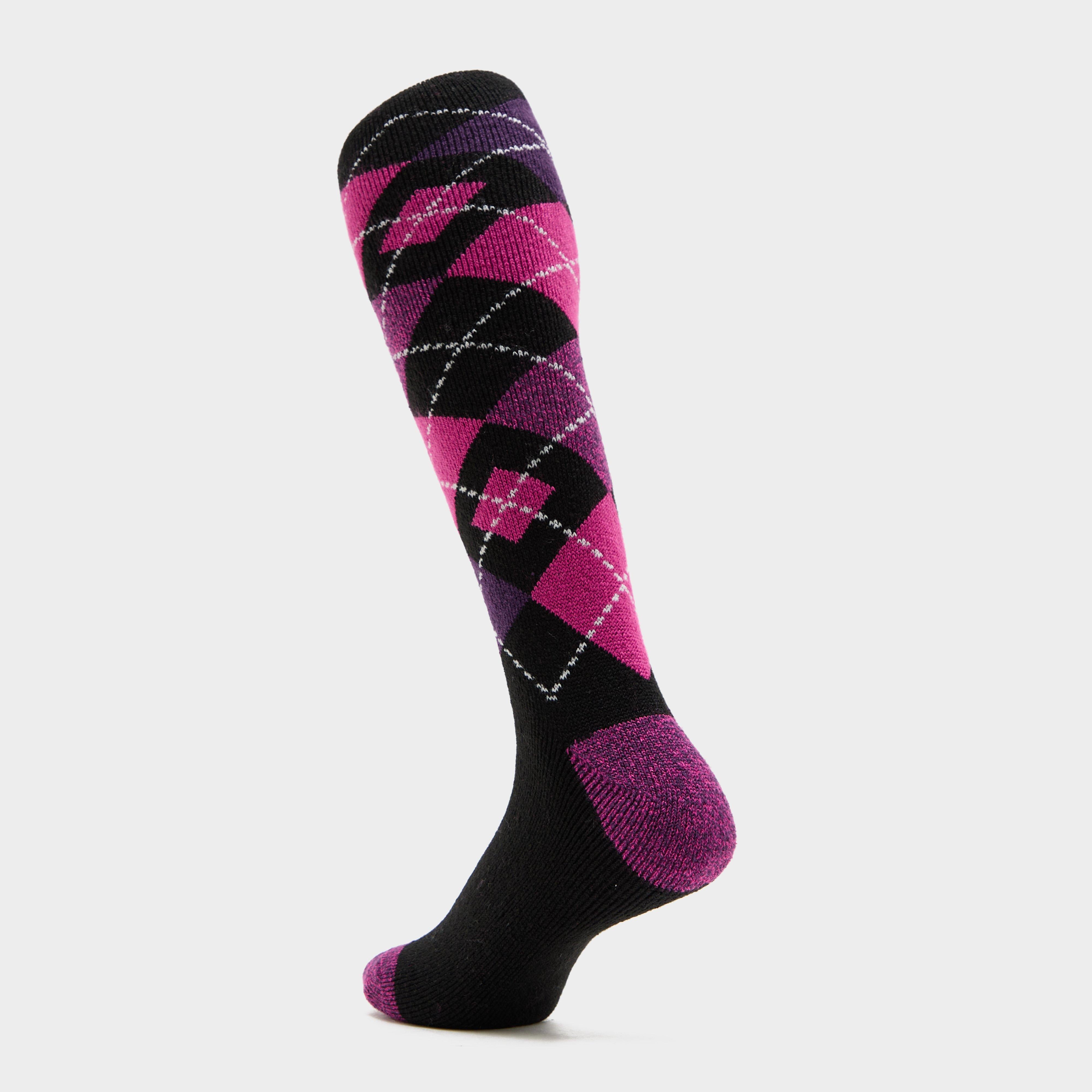 Womens Melrose Socks Black/Pink