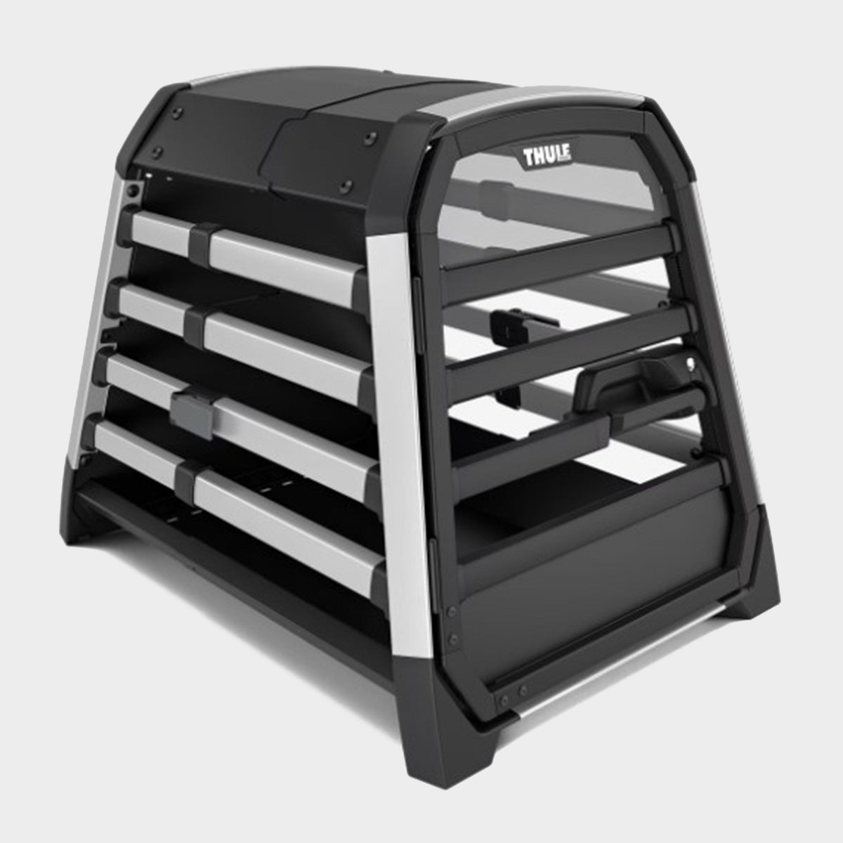 Allax Car Dog Crate Black S