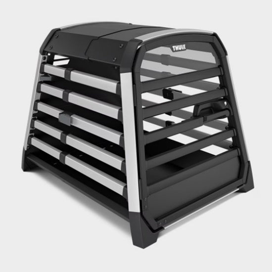 Allax Car Dog Crate Black M