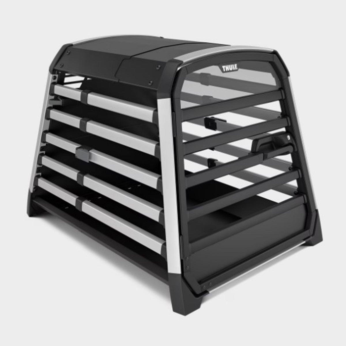 Allax Car Dog Crate Black L