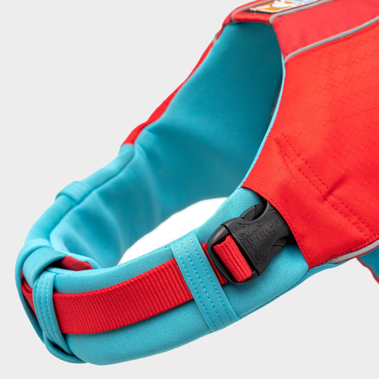 Surf N Turf Dog Life Jacket Red