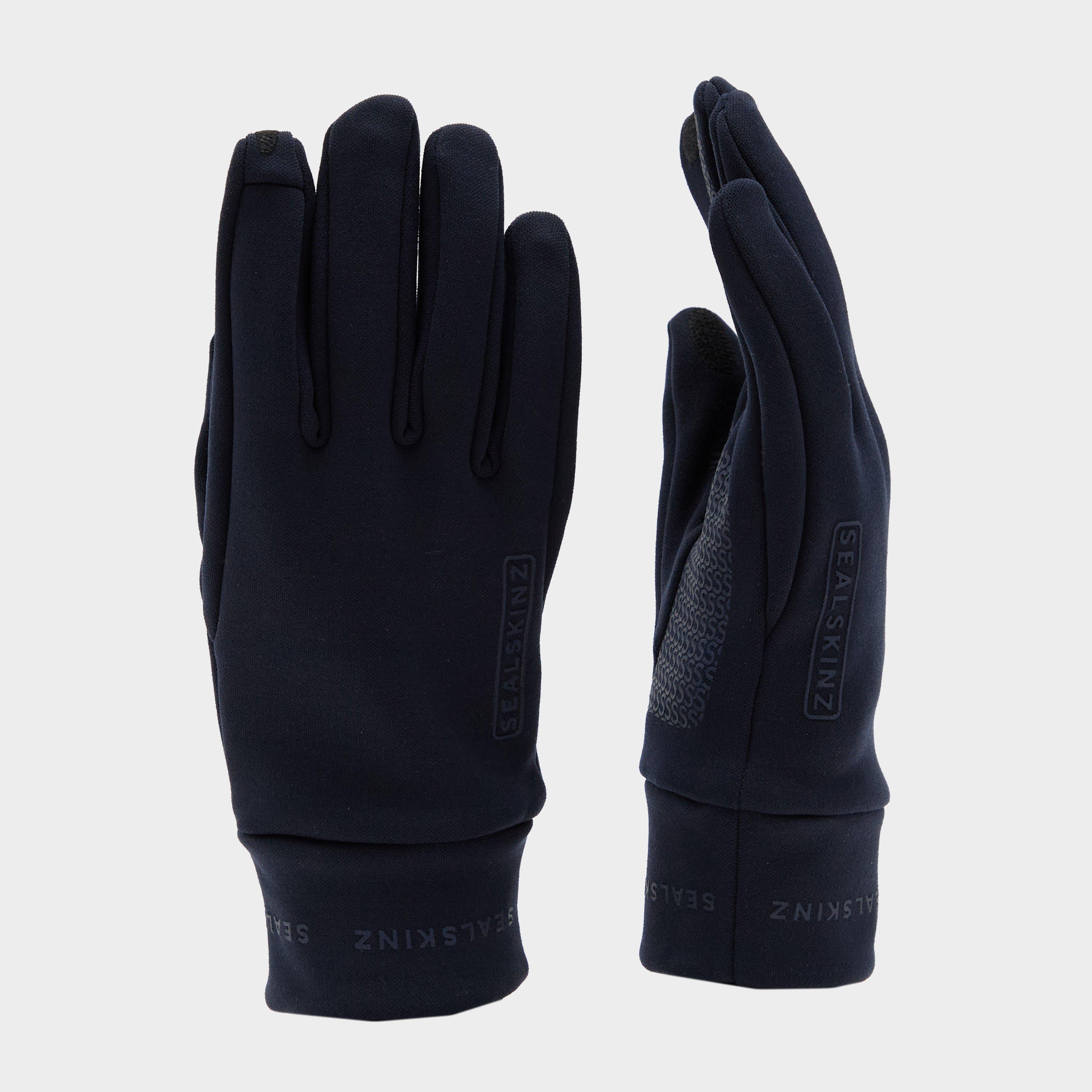 Unisex Acle Water Repellent Nanosealz™ Fleece Gloves Black