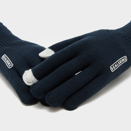 Mens Hanworth Merino Gloves Navy