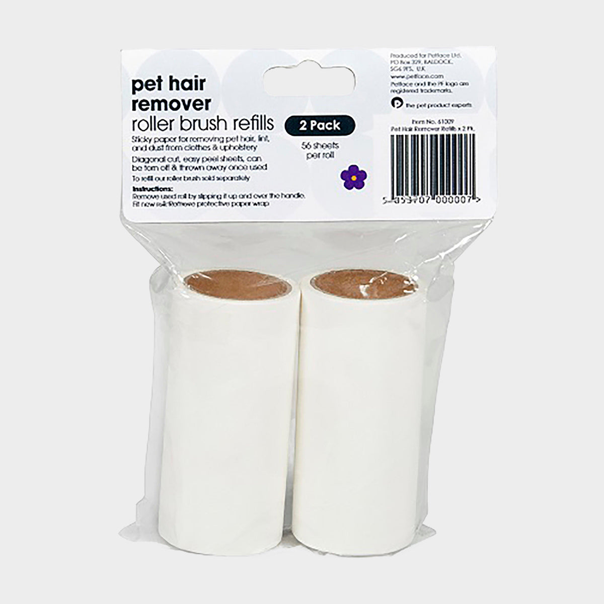 Roller brush Refill 2 Pack