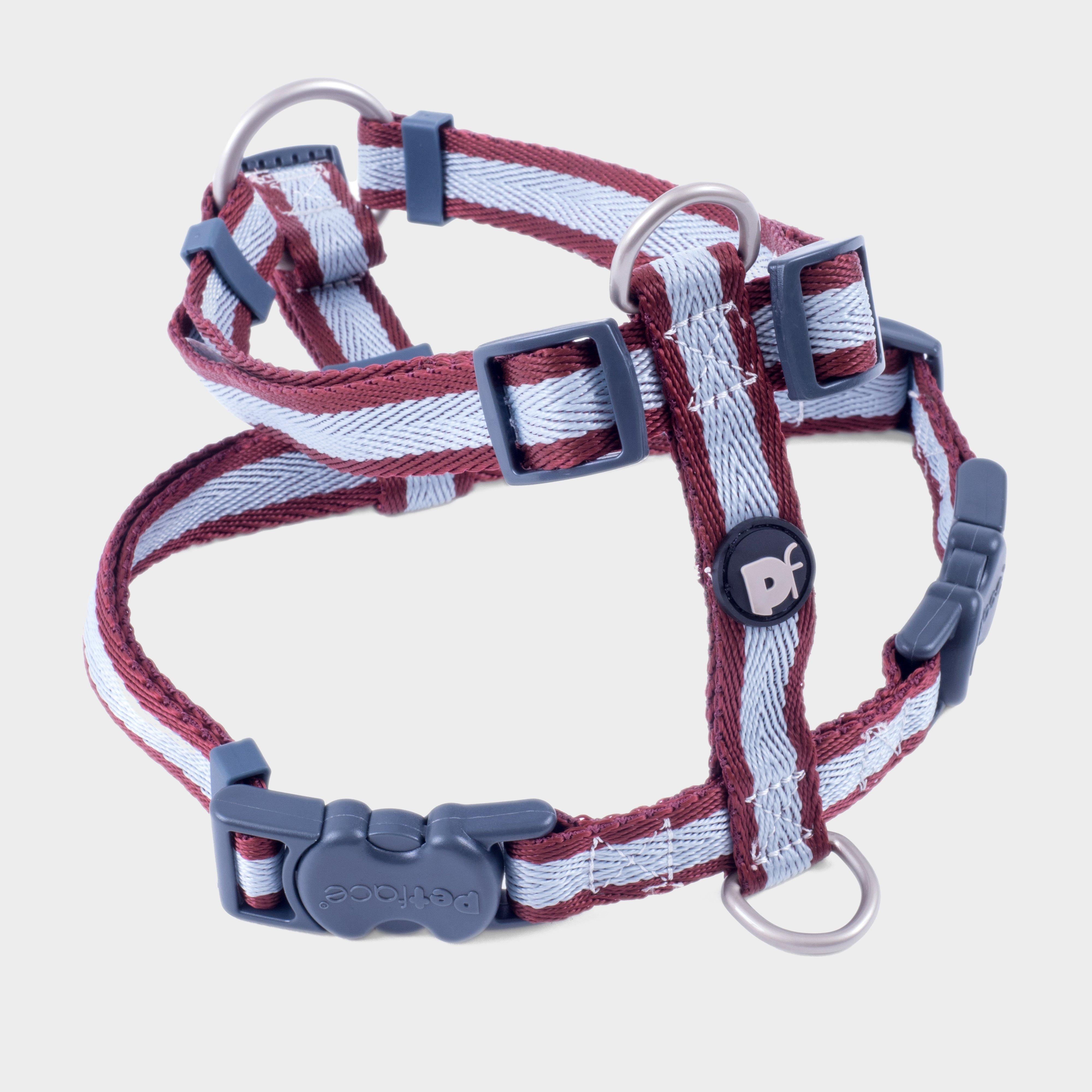 Dog Harness Ox Blood Stripe S