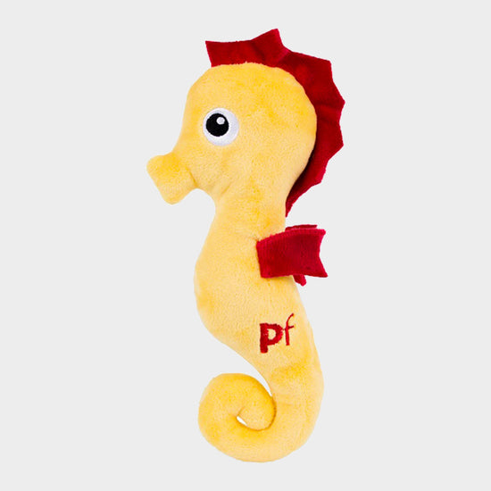 Planet Sid Seahorse Plush Dog Toy
