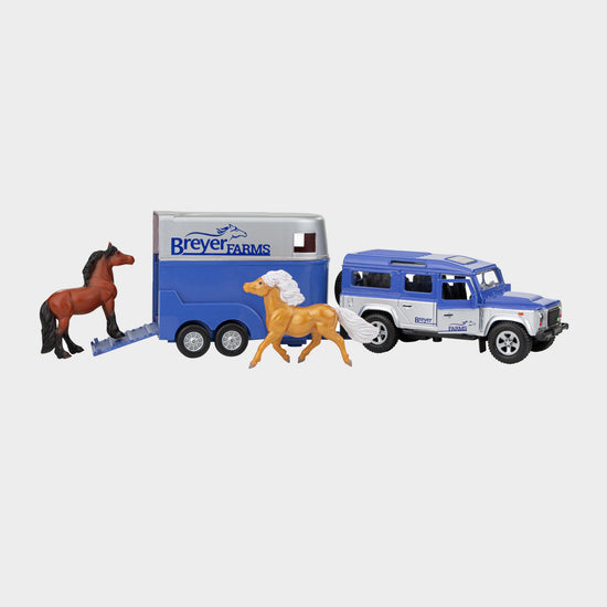 Farm Land Rover and Tag-A-Long Horse Trailer