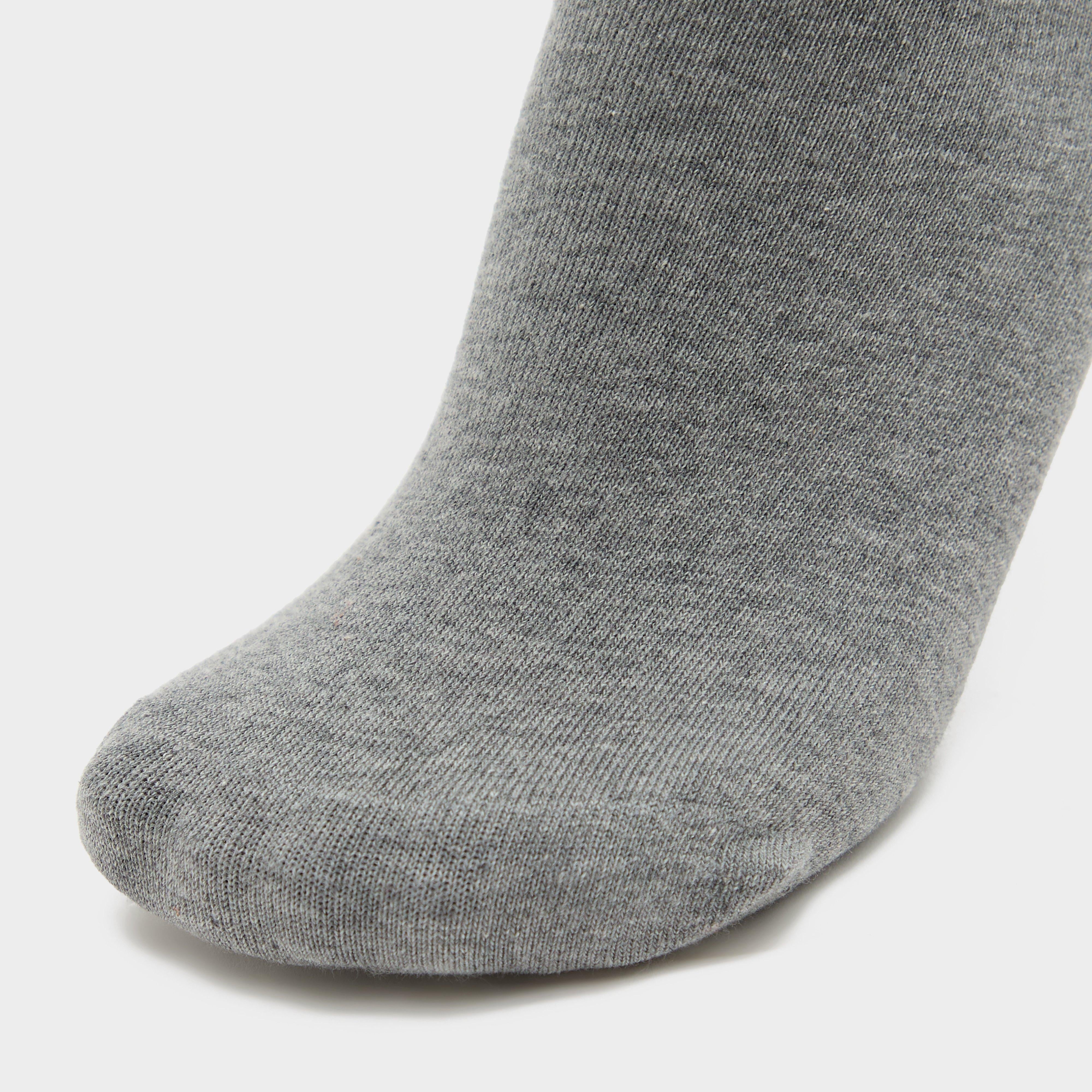 Adults Silicone Grip Socks Grey