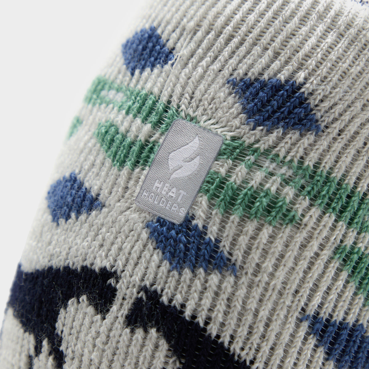 Kids Rosa Fairisle Socks Light Grey