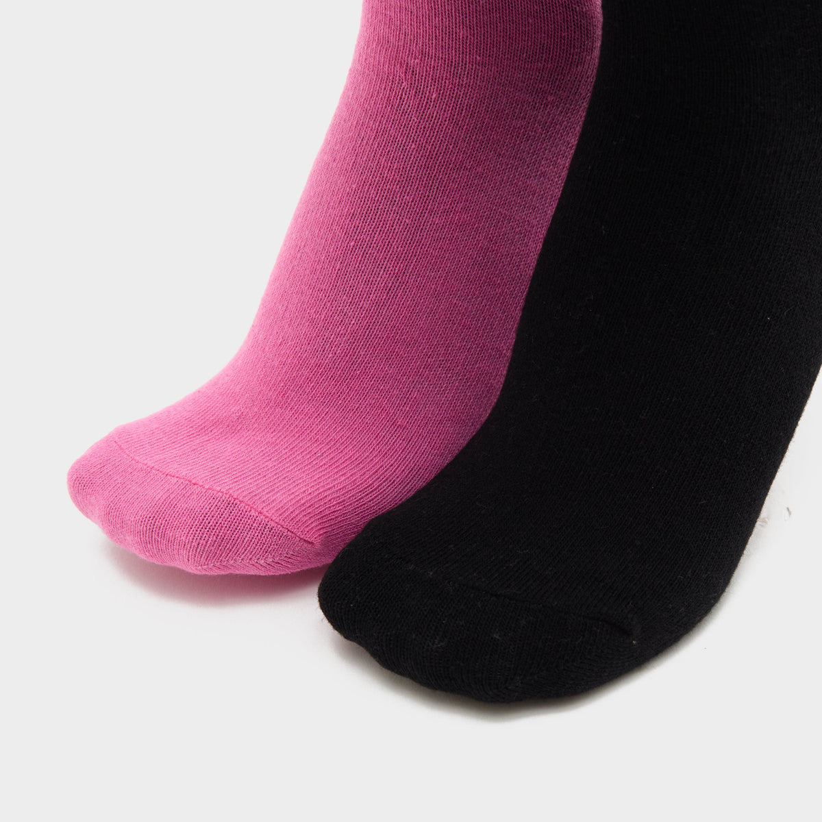 Kids Equestrian Argyle 2 Pack Socks Black/Pink