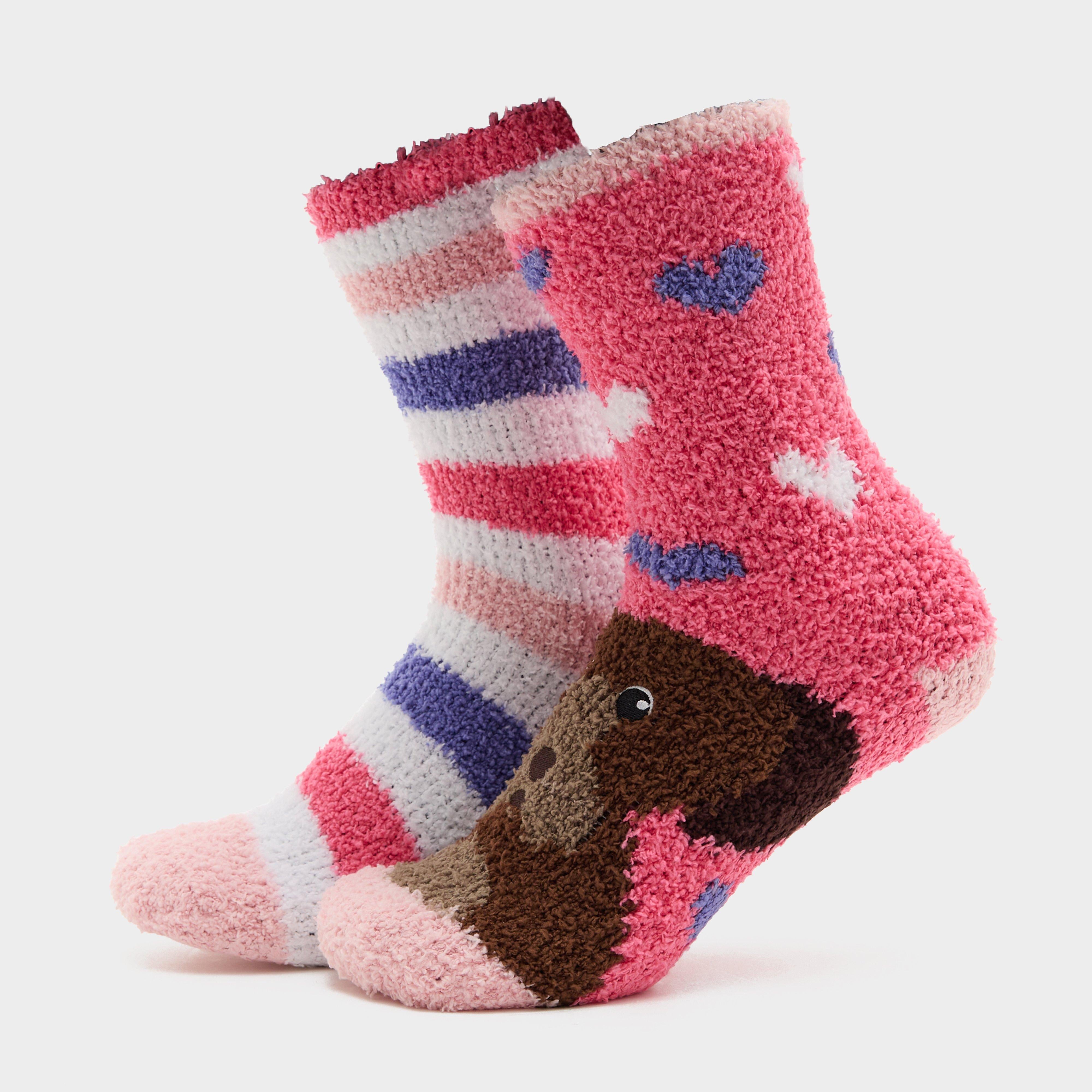 Kids Lounge Socks 2 Pack Dog
